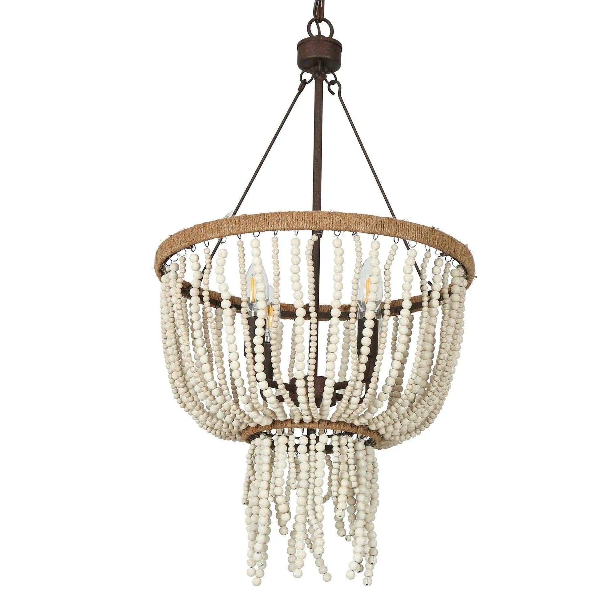 Abajlen 4-Light Small Gold Chandelier