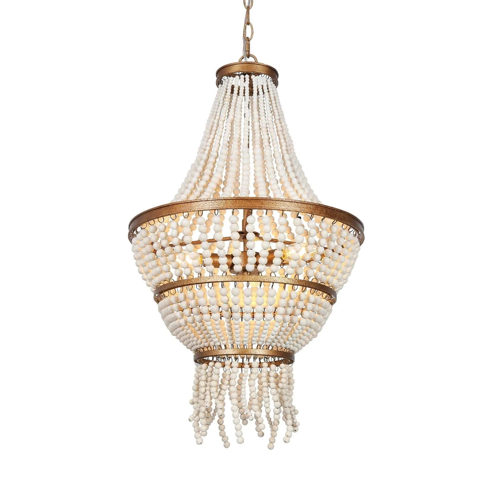 Citeaka 3-Light Small Gold Chandelier
