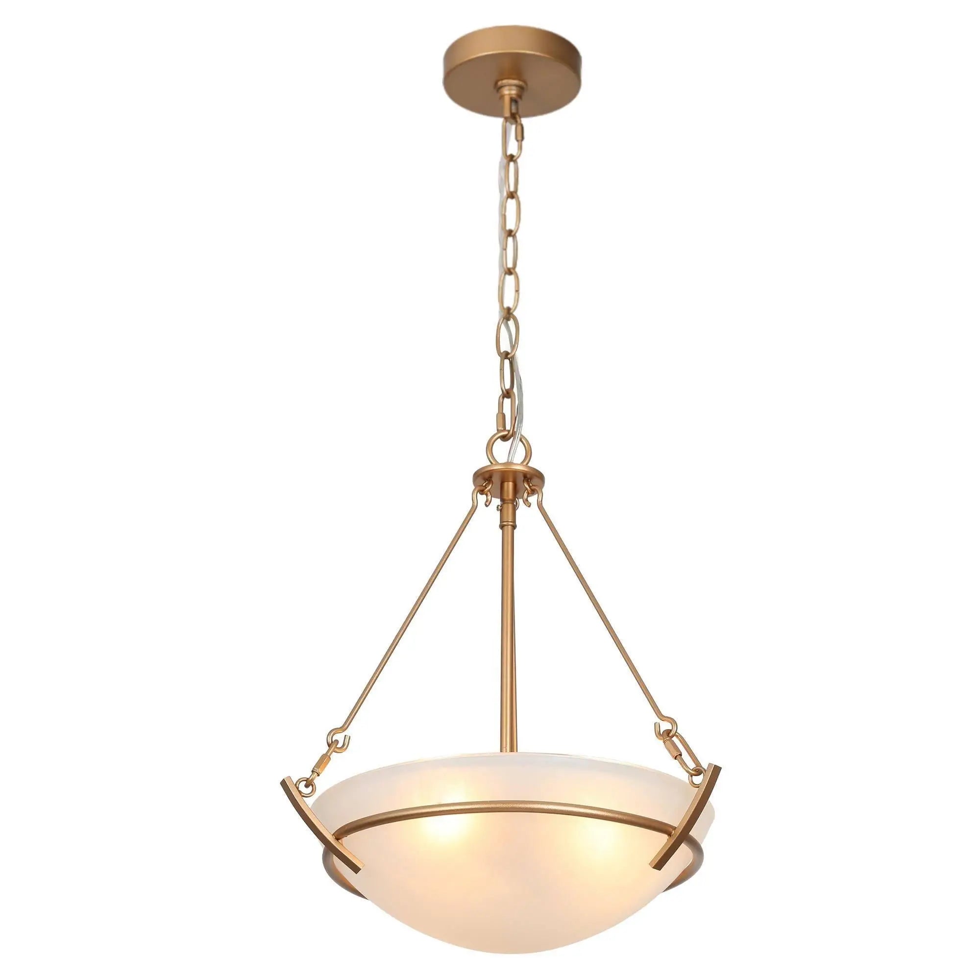 Dibanrio 3-Light Mini Gold Chandelier
