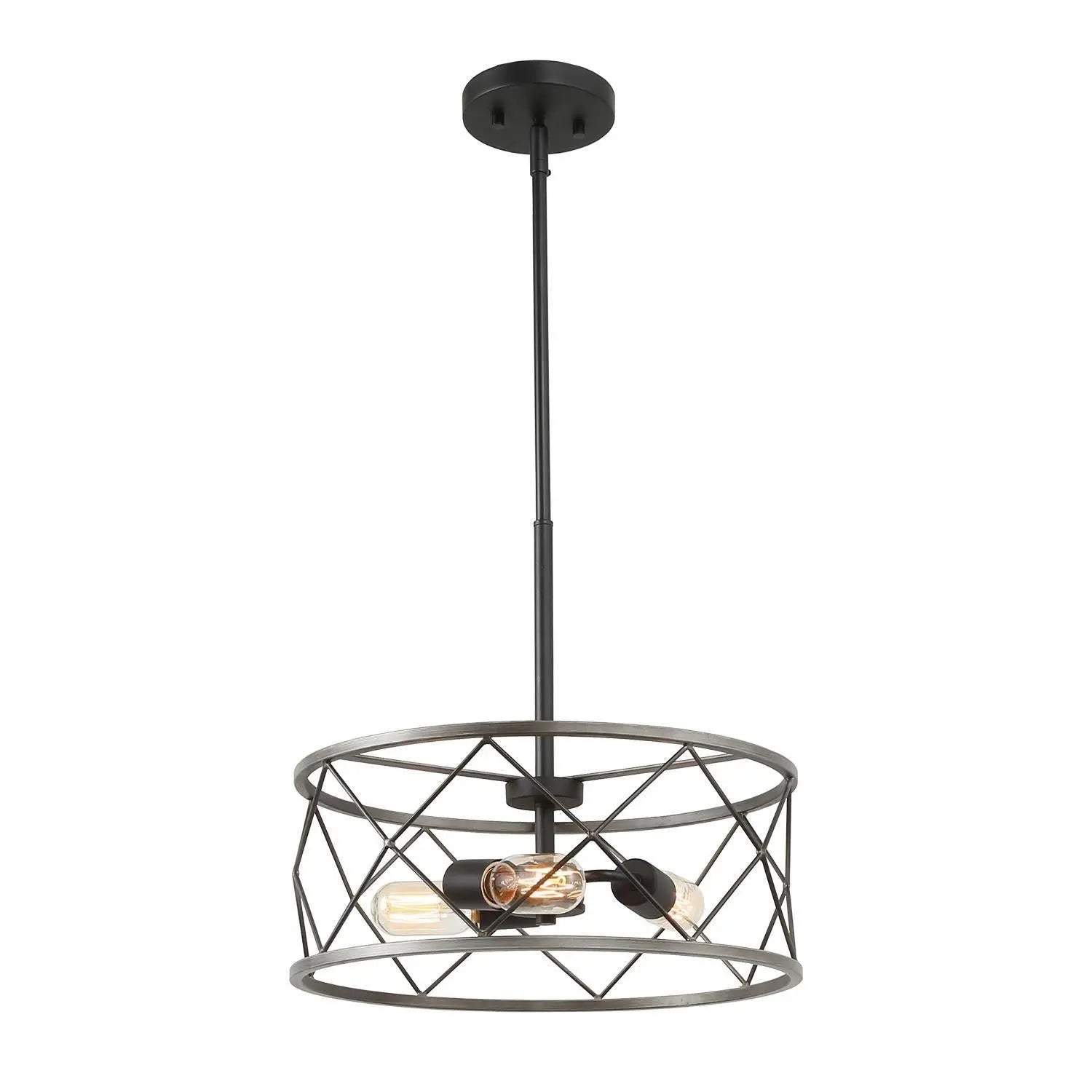 Charlotte 3-Light Small Wood Chandelier