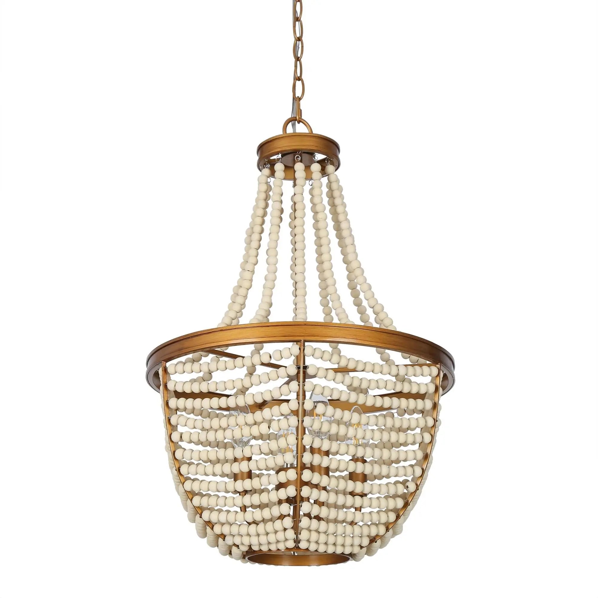 Chodober 4-Light Small Gold Chandelier