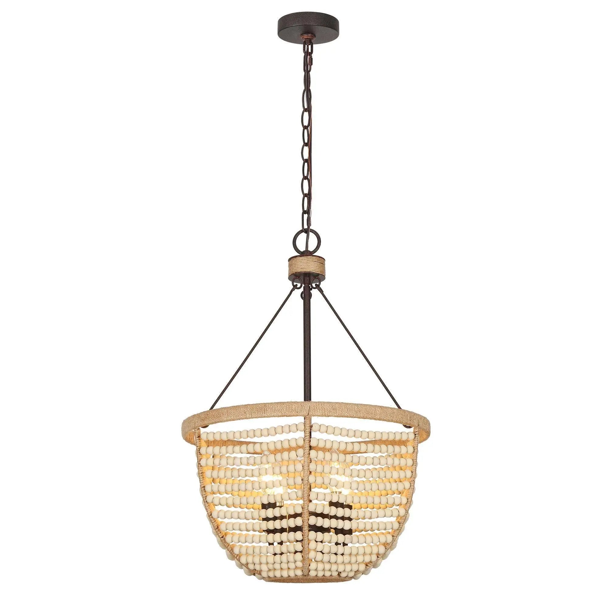 Chodober 4-Light Small Gold Chandelier