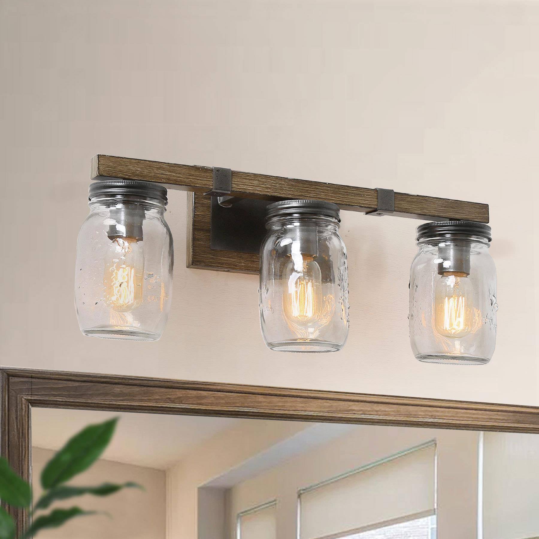 Gerenuk 4-Light Wood Vanity Light