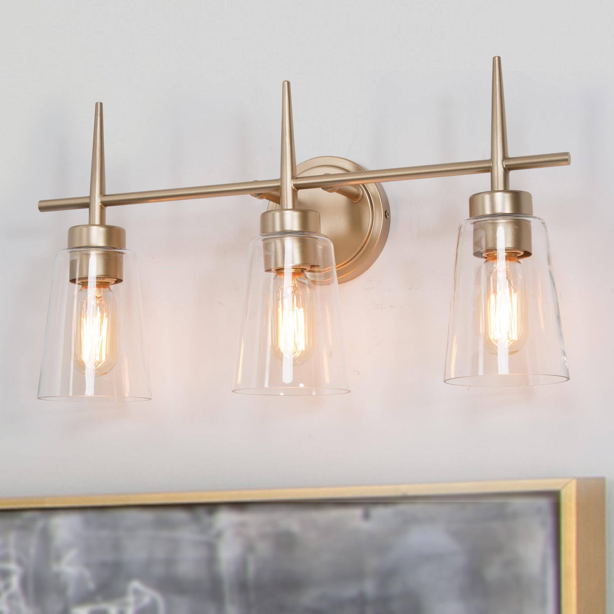Barbatus 2-Light Gold Vanity Light