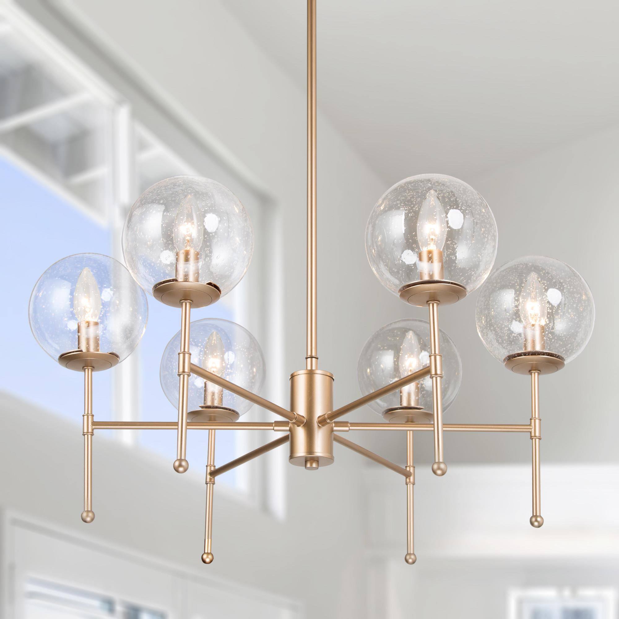 Tyrone 5-Light Medium Gold Chandelier