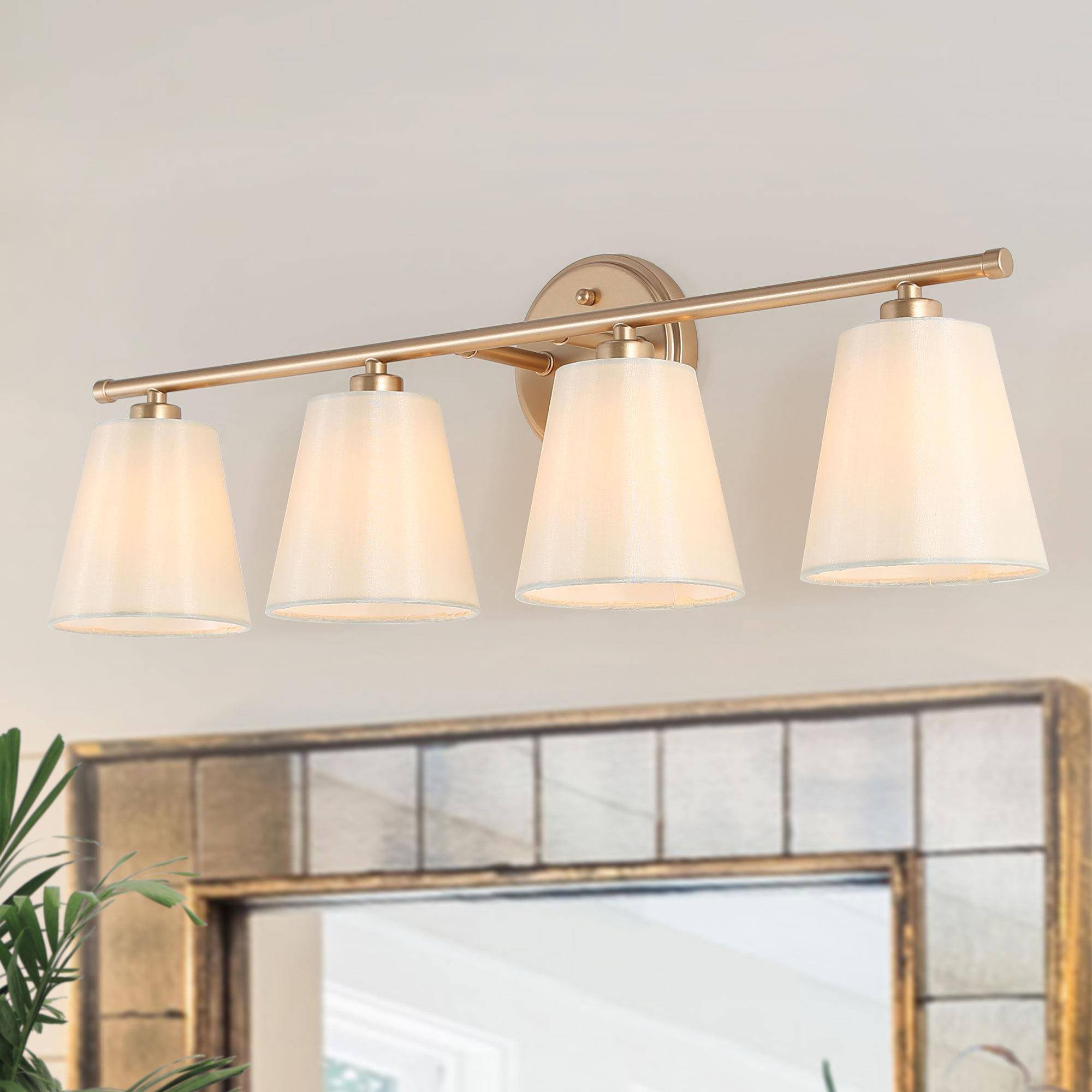 Galateia 2-Light Gold Vanity Light