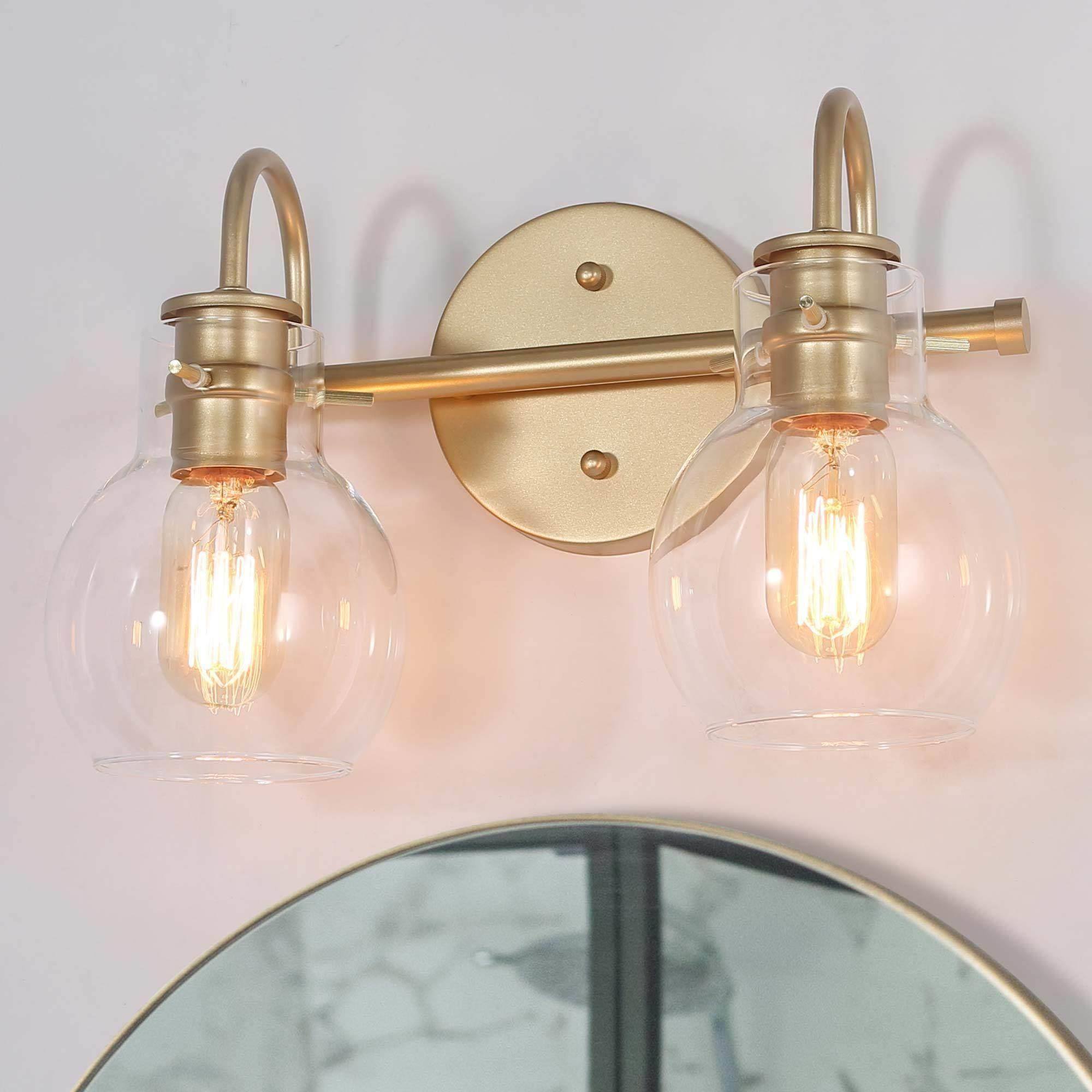 Borislav 4-Light Gold Vanity Light