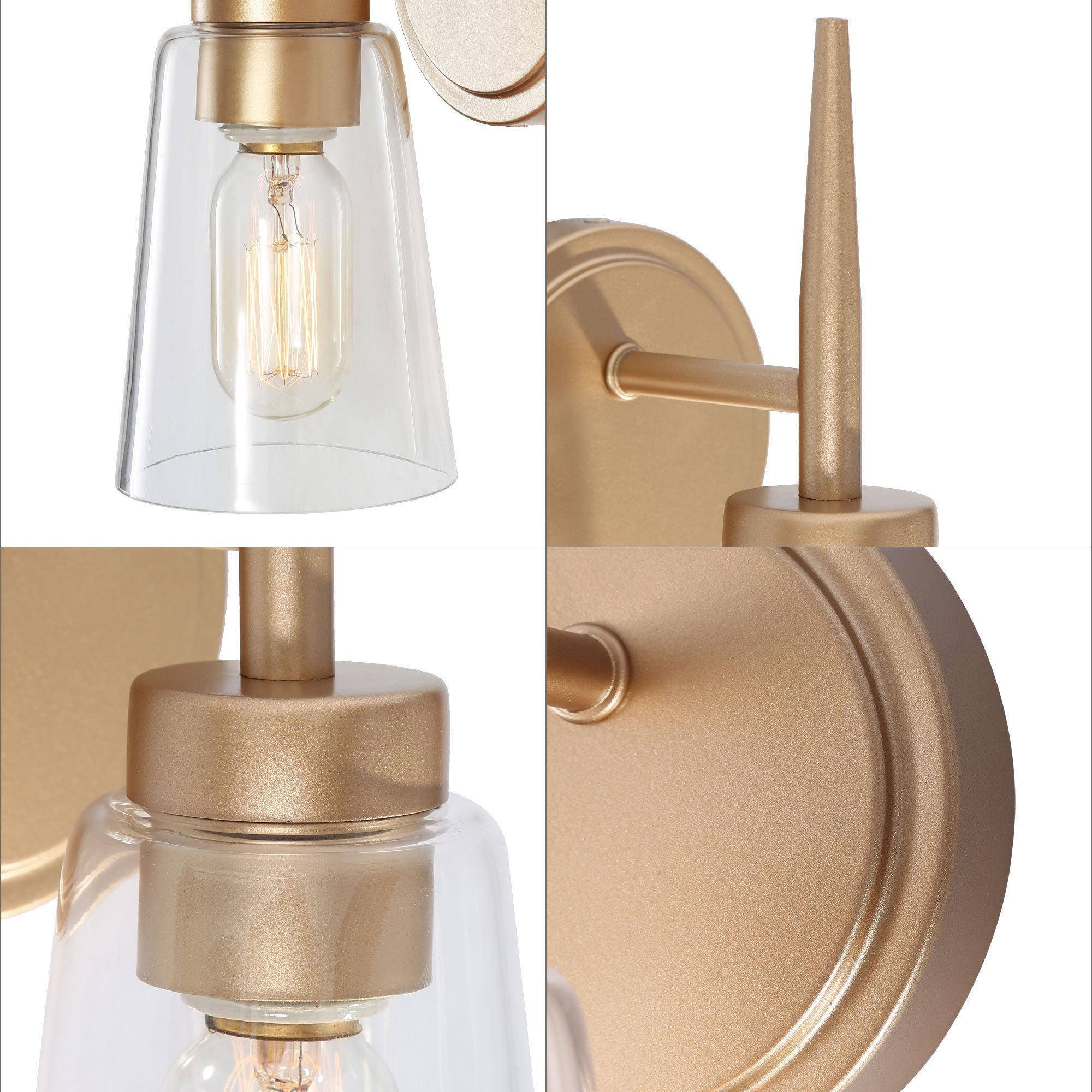 Falkowitz 1-Light Gold Vanity Light