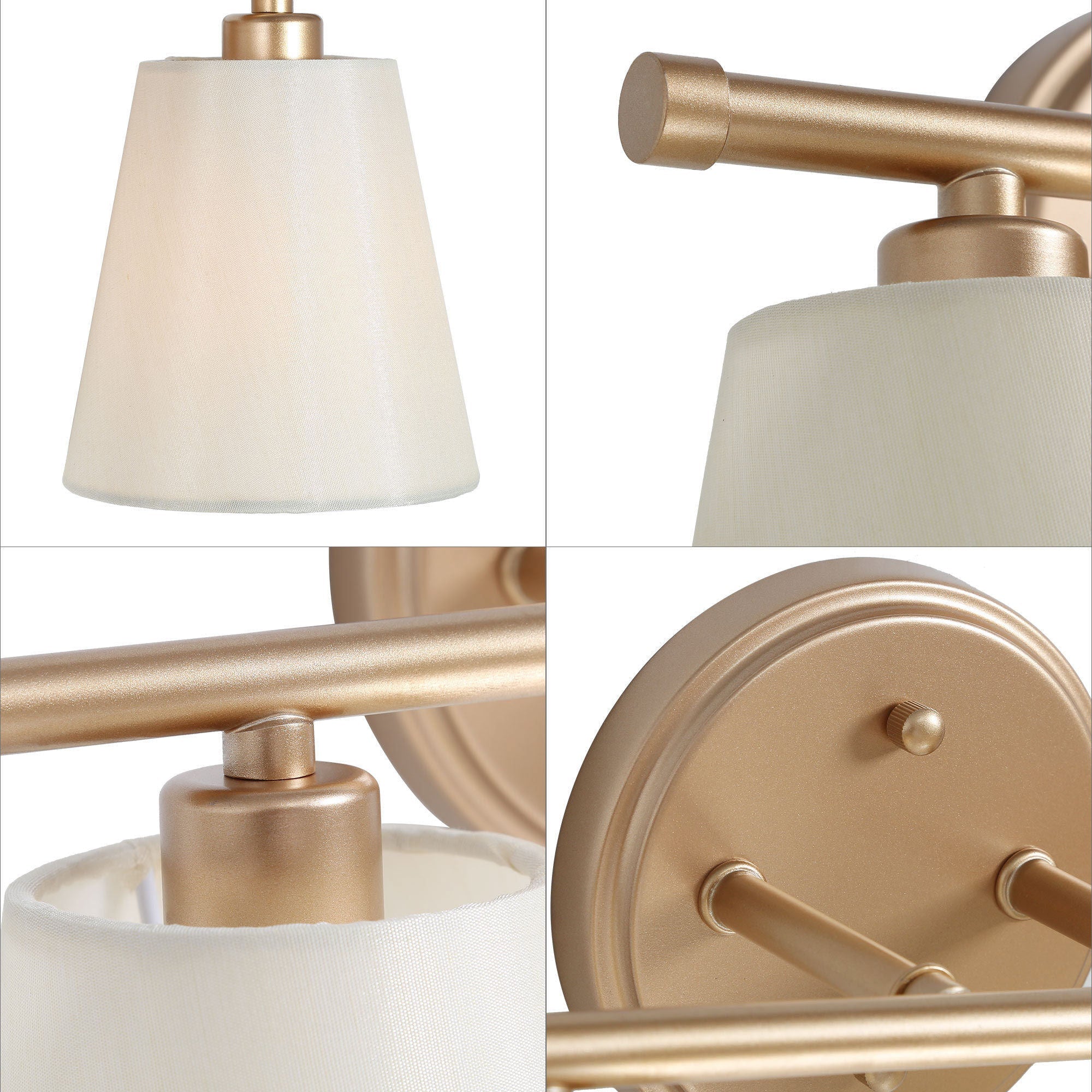 Galateia 2-Light Gold Vanity Light