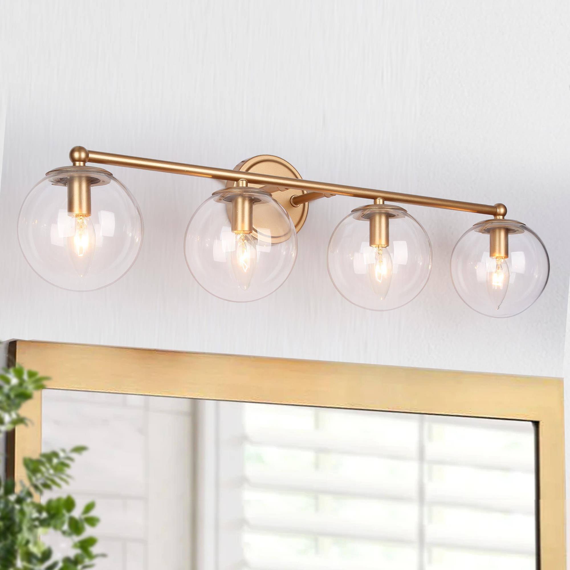 Putalisrea 1-Light Gold Vanity Light