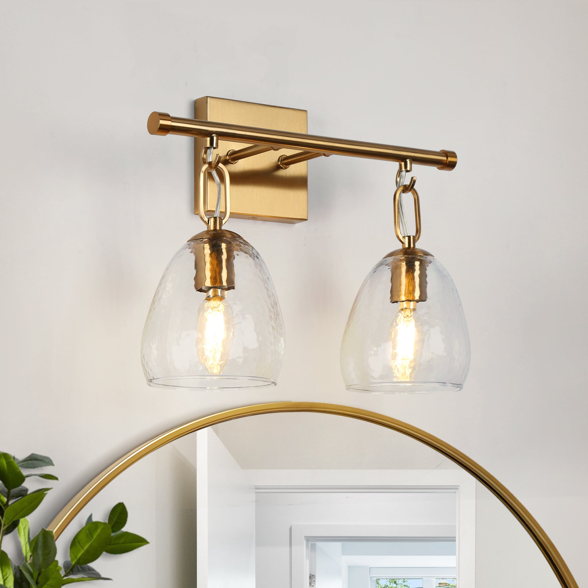 Blobfish 1-Light Gold Vanity Light
