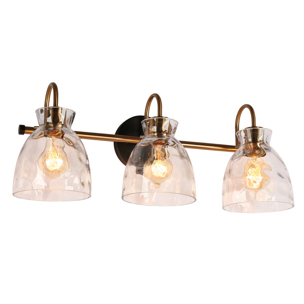 Letophafos 3-Light Gold Vanity Light
