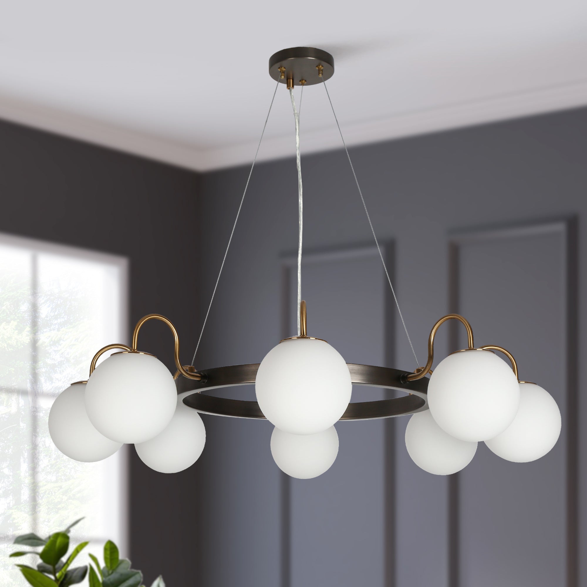 Aladarimostinin 5-Light Large Gold Chandelier