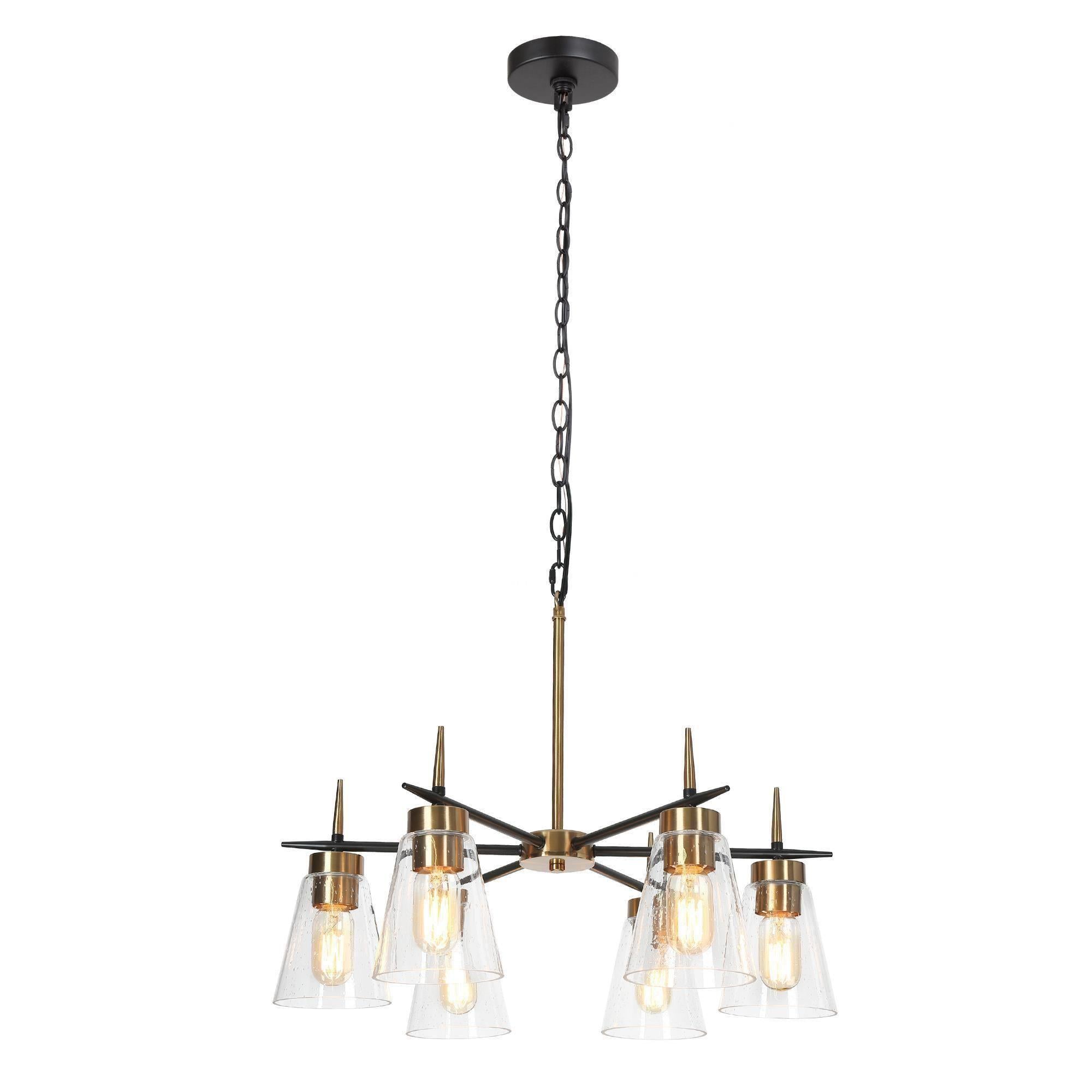 Greenriver 6-Light Medium Black Chandelier