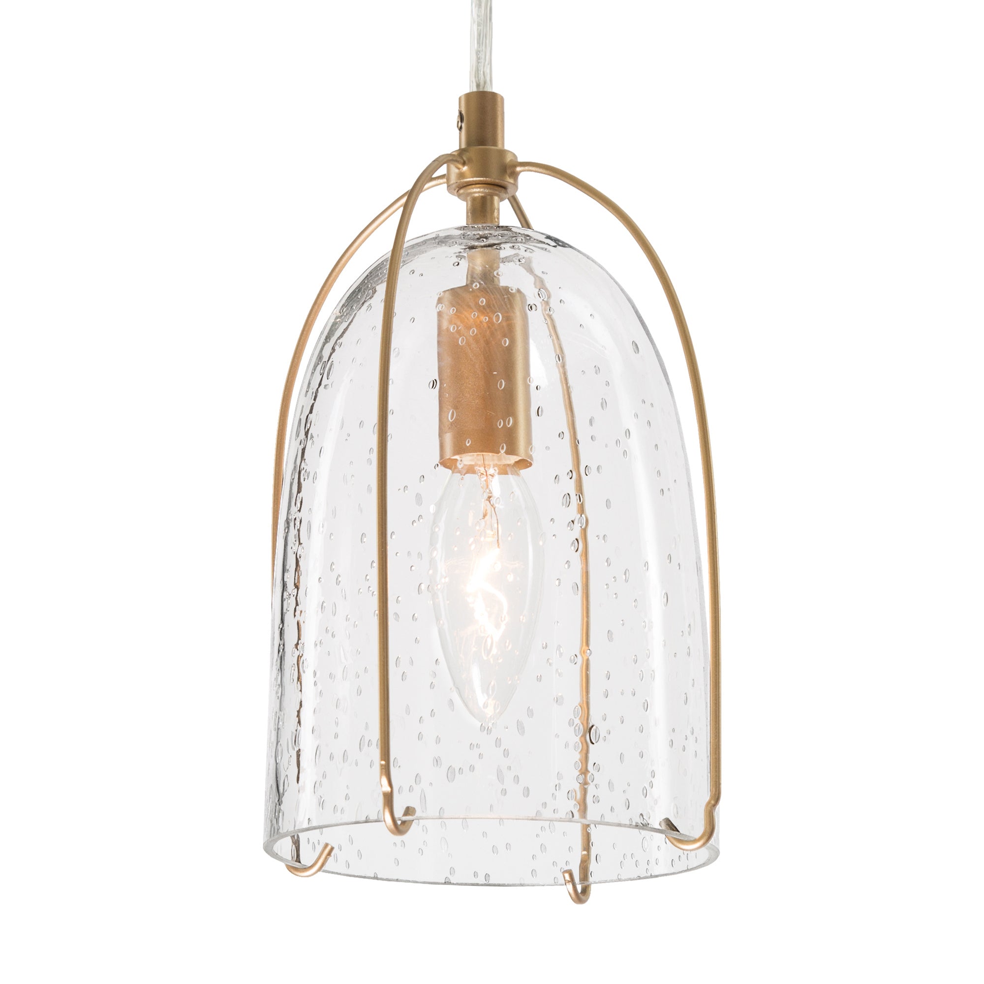 Eritrichium 1-Light Mini Gold Modern Pendant Light Fixtures