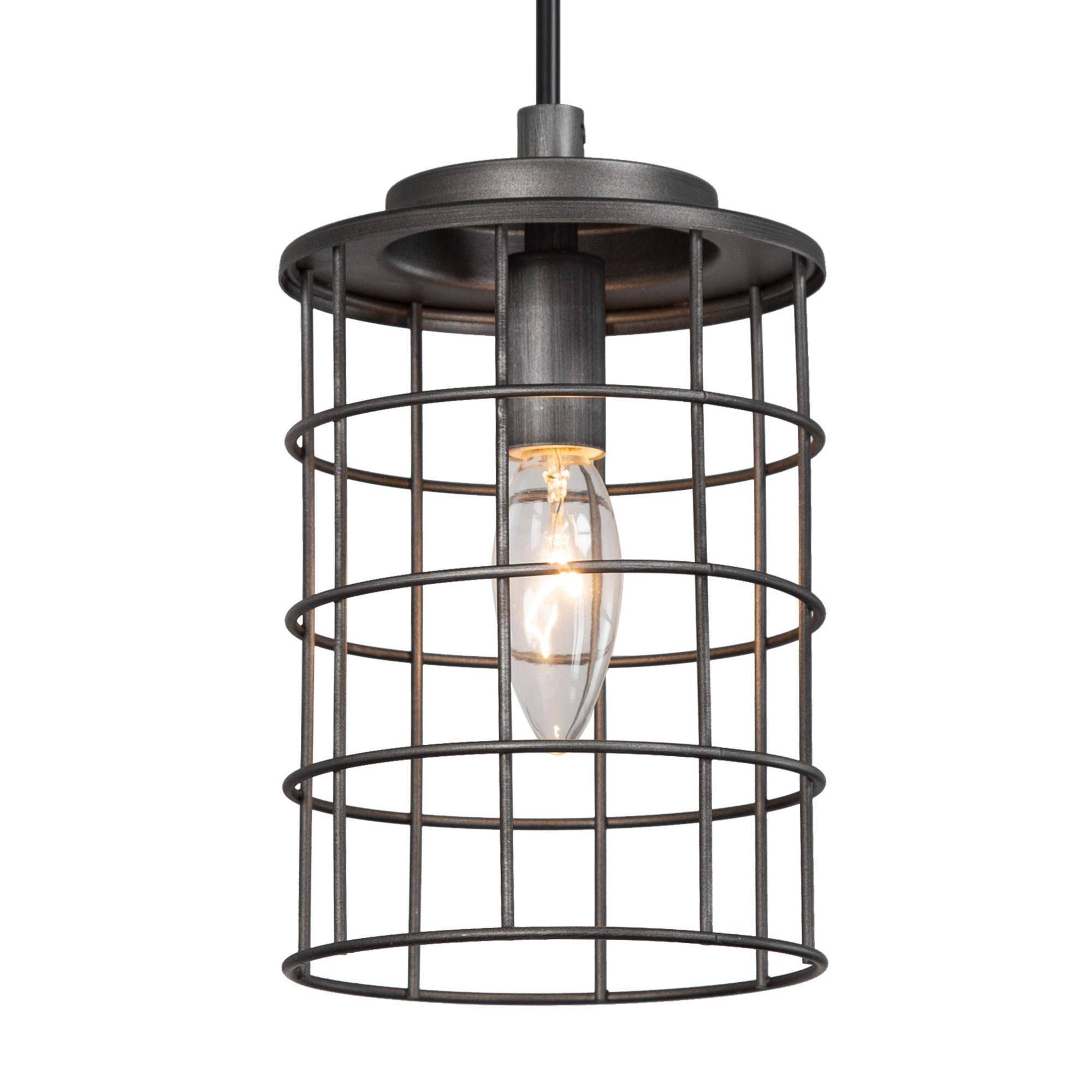 1-Light Cage Pendant Light