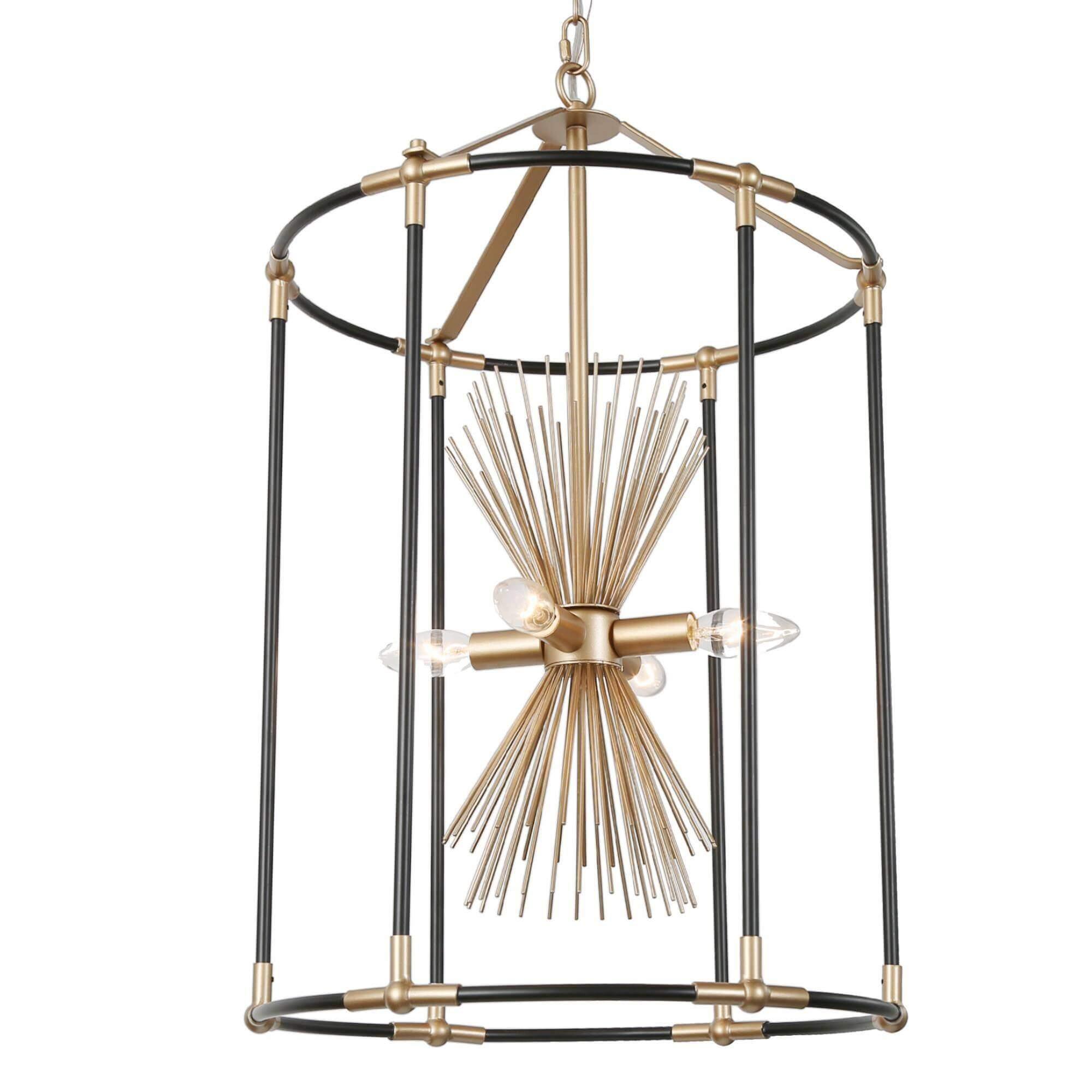 4-Light Mid-Century Modern Chandeliers
