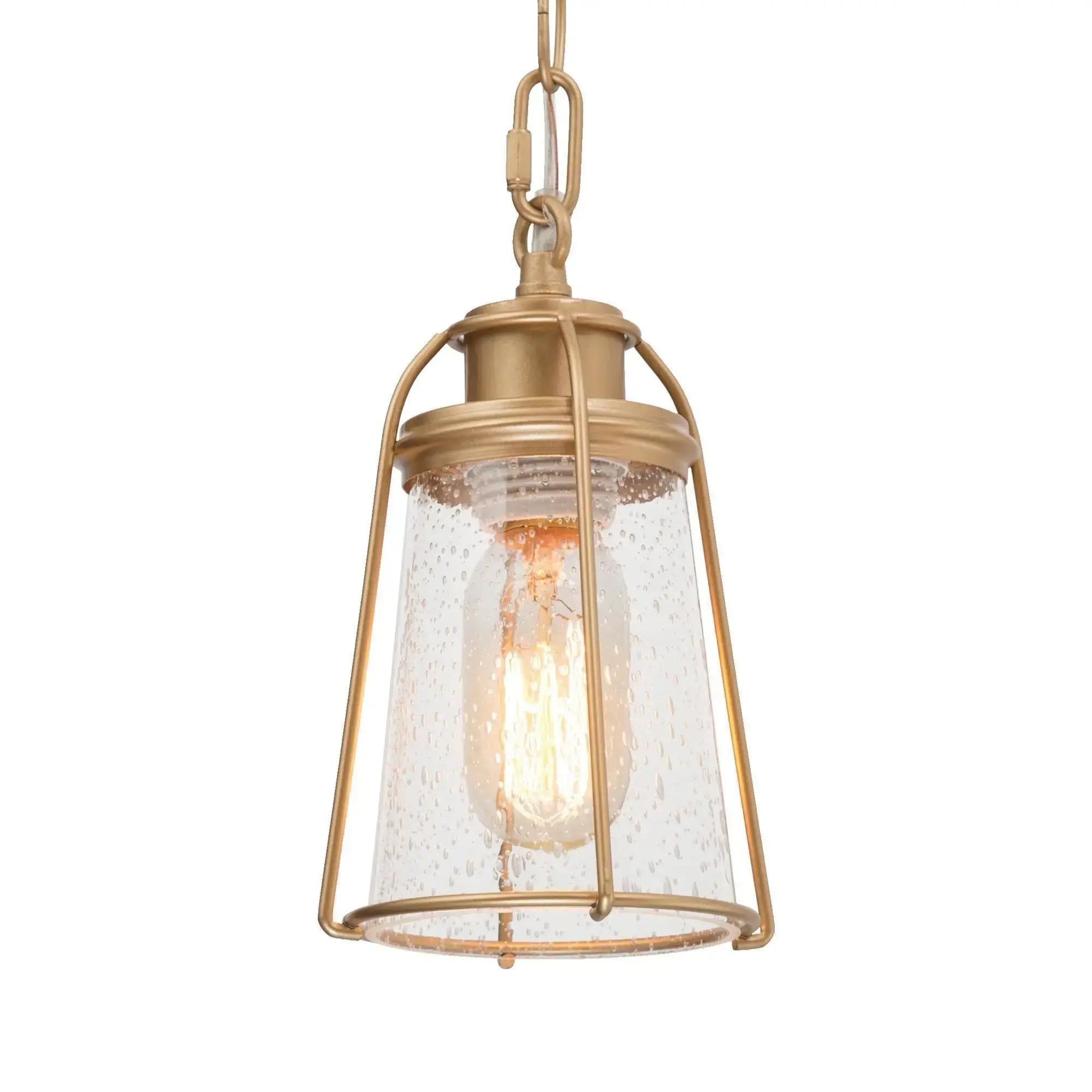 Anasipia 1-Light Mini Gold Modern Pendant Light Fixtures