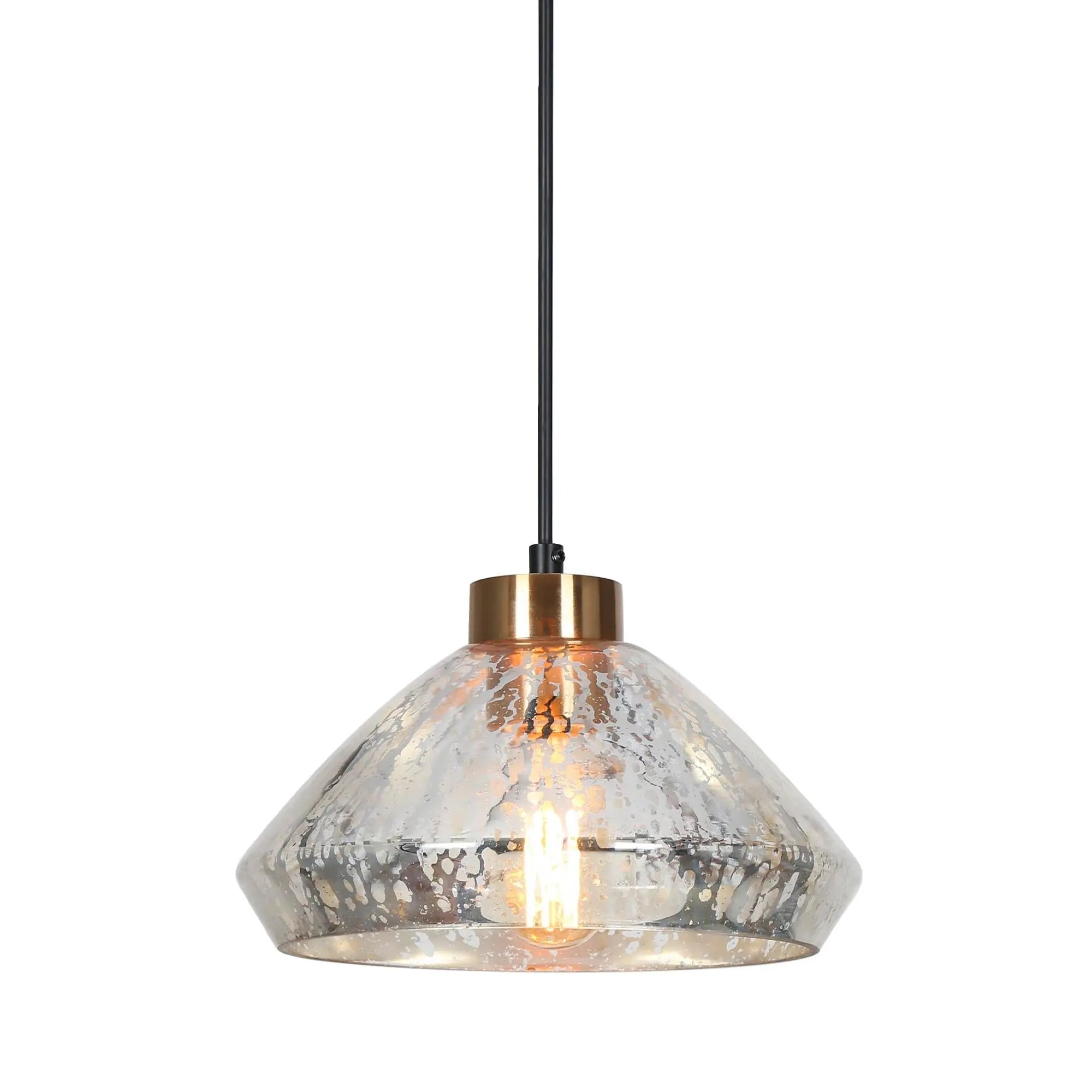 Anila 1-Light Mini Black Modern Pendant Light Fixtures