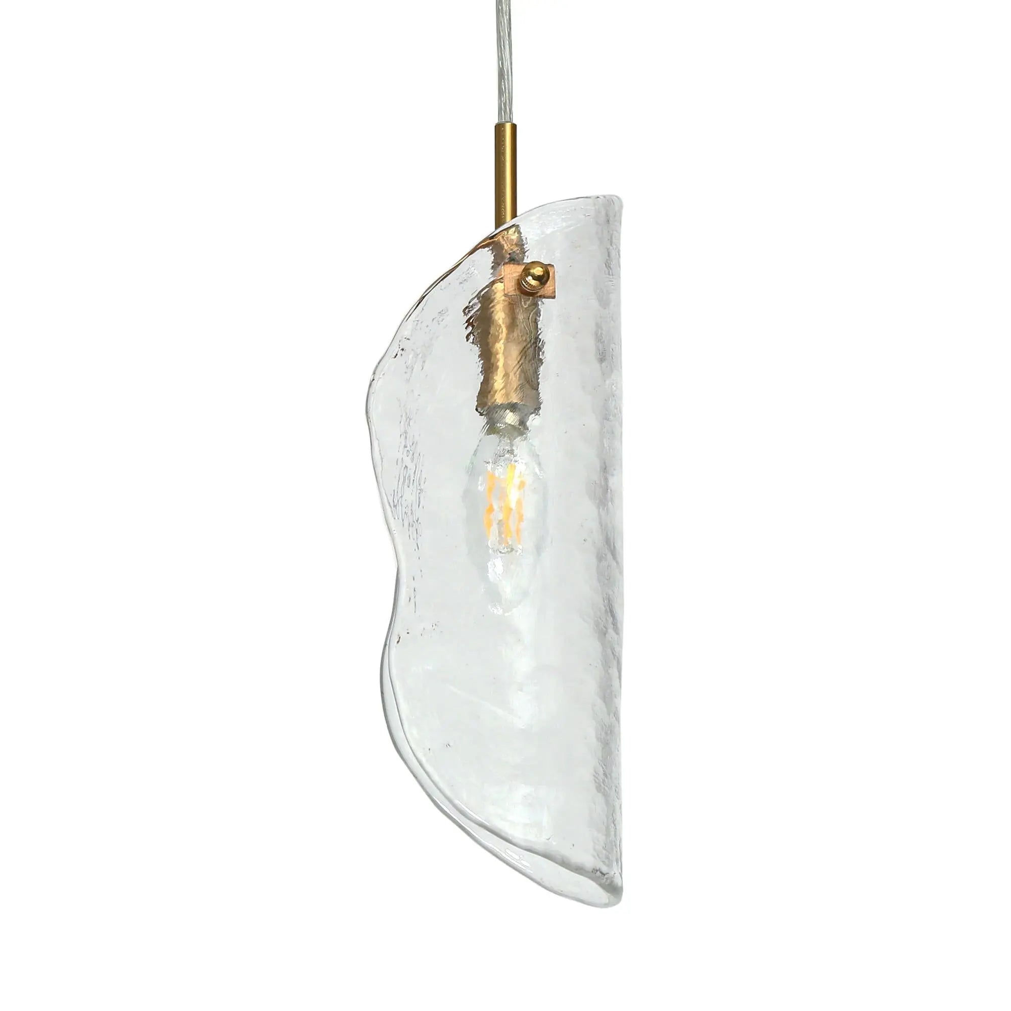 Evangeline 1-Light Mini Brass Modern Pendant Light Fixtures