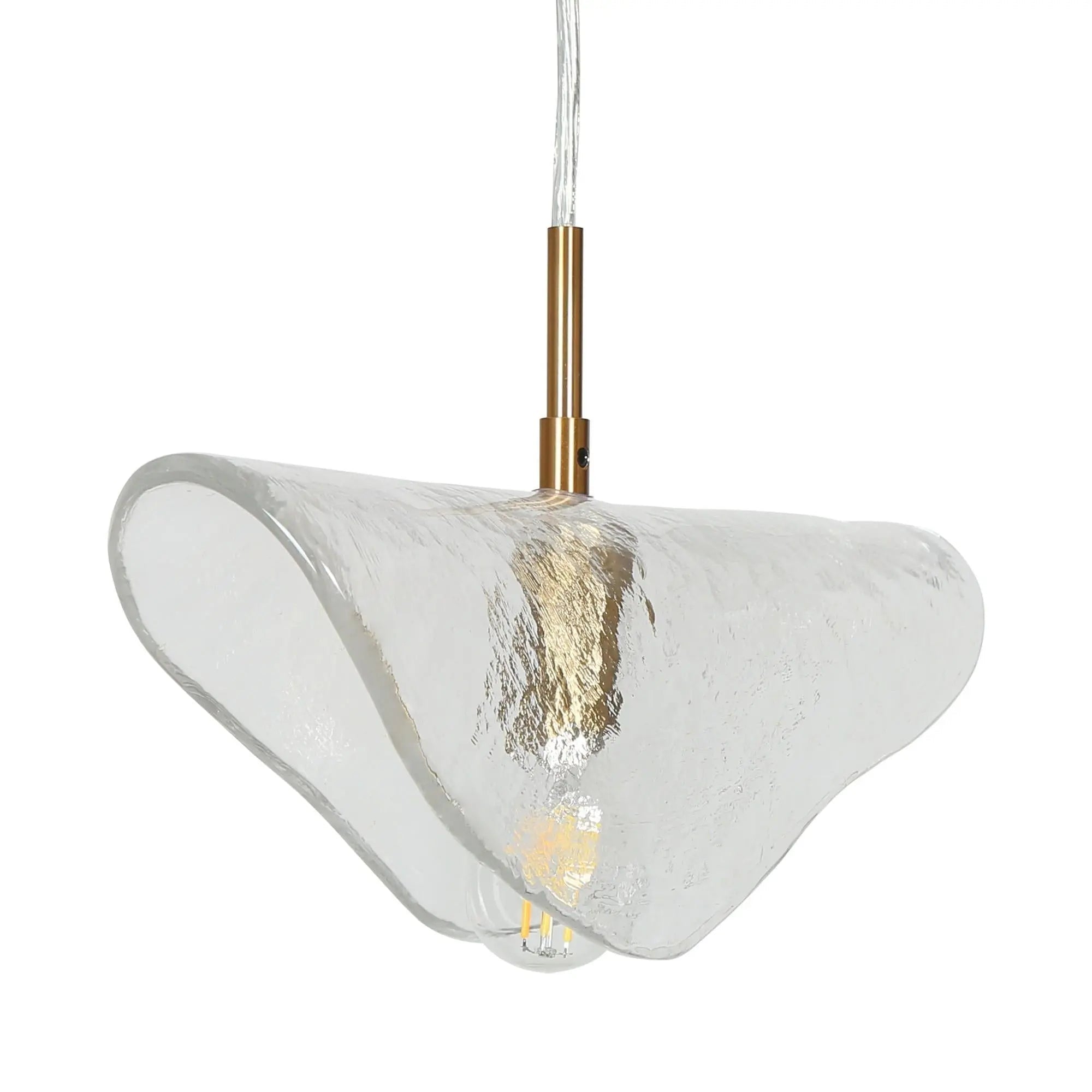 Evangeline 1-Light Medium Brass Modern Pendant Light Fixtures