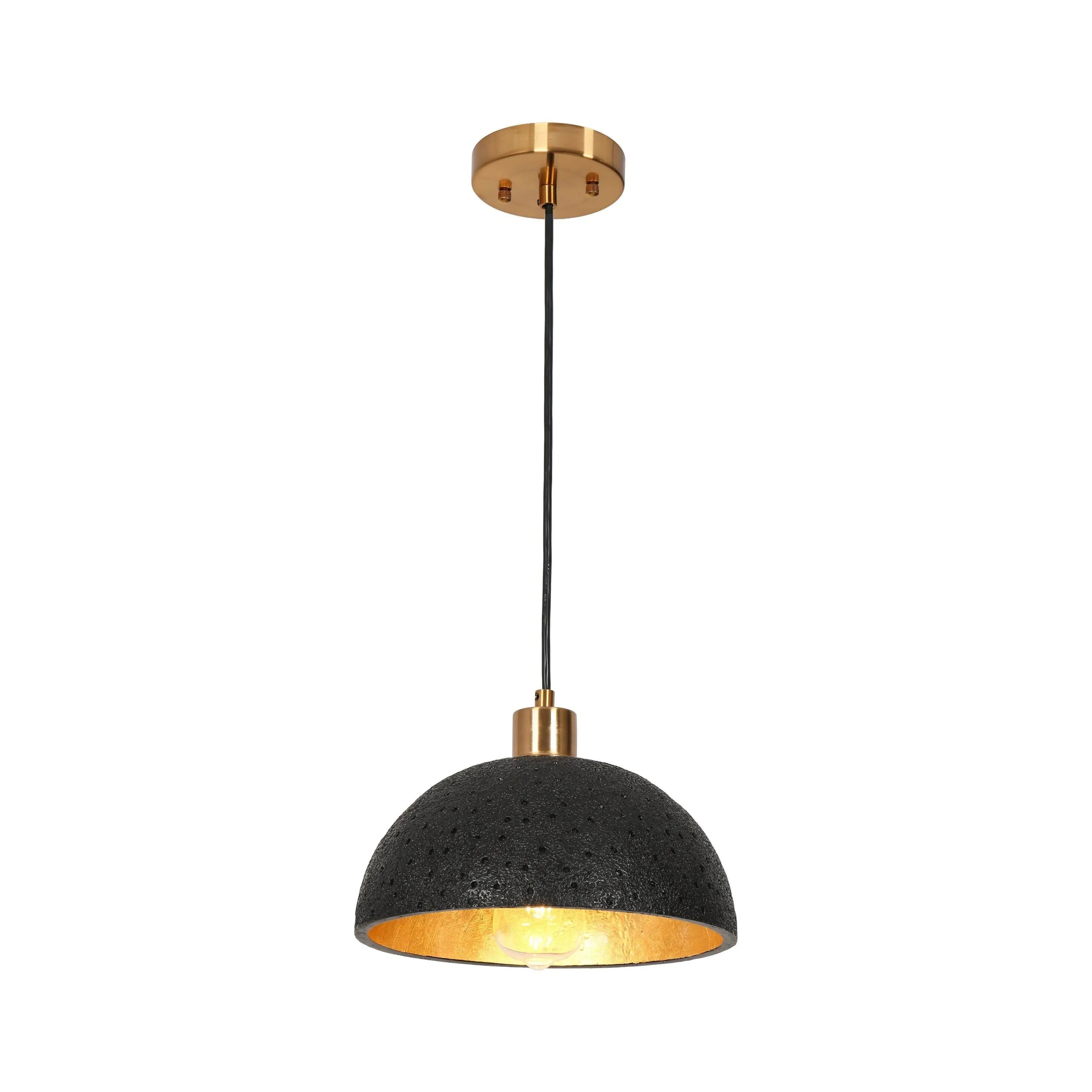 Contianssi 1-Light Mini Black Modern Pendant Light Fixtures