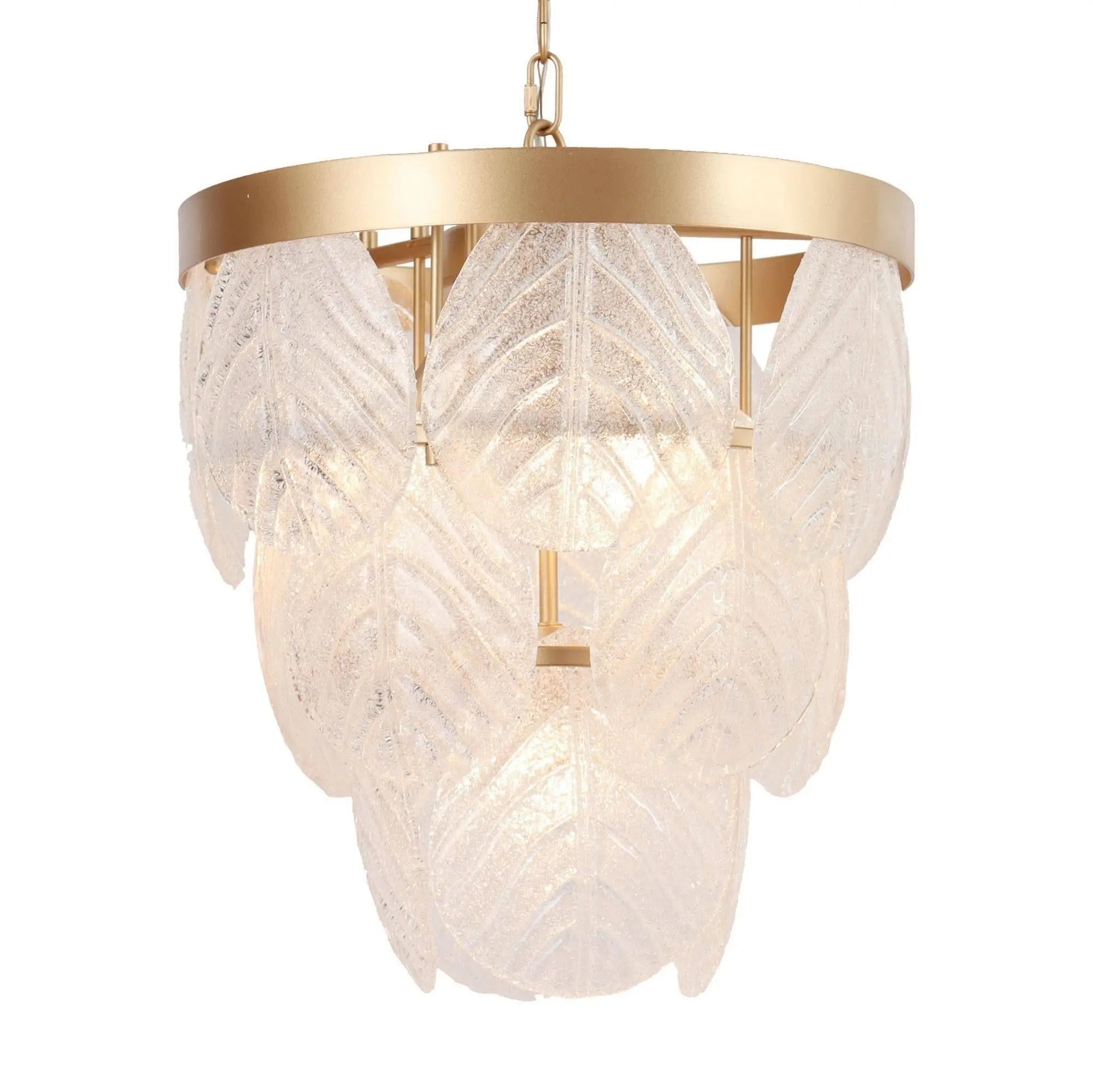 Curitis 4-Light Small Gold Chandelier