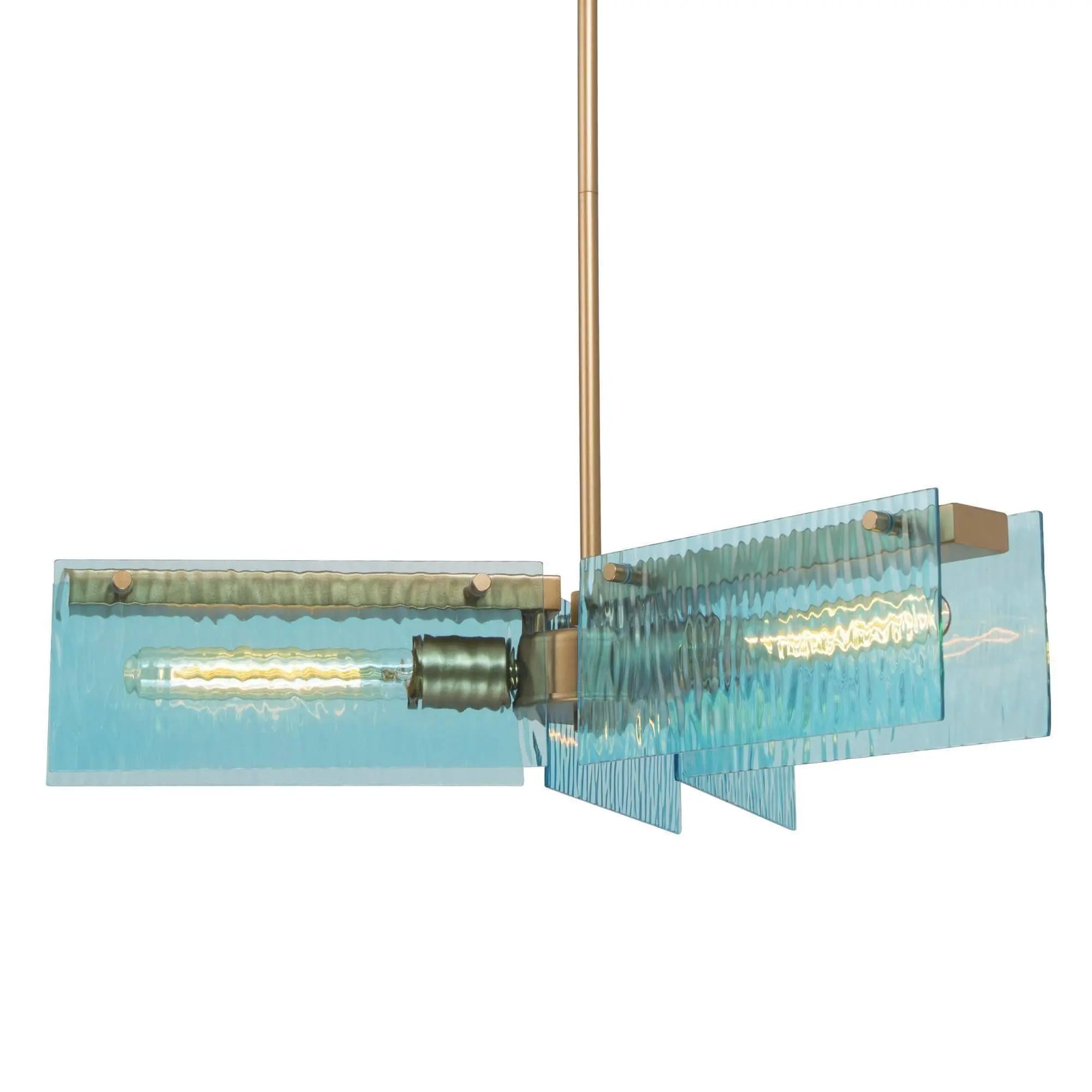 Deirdre 3-Light Small Gold Chandelier