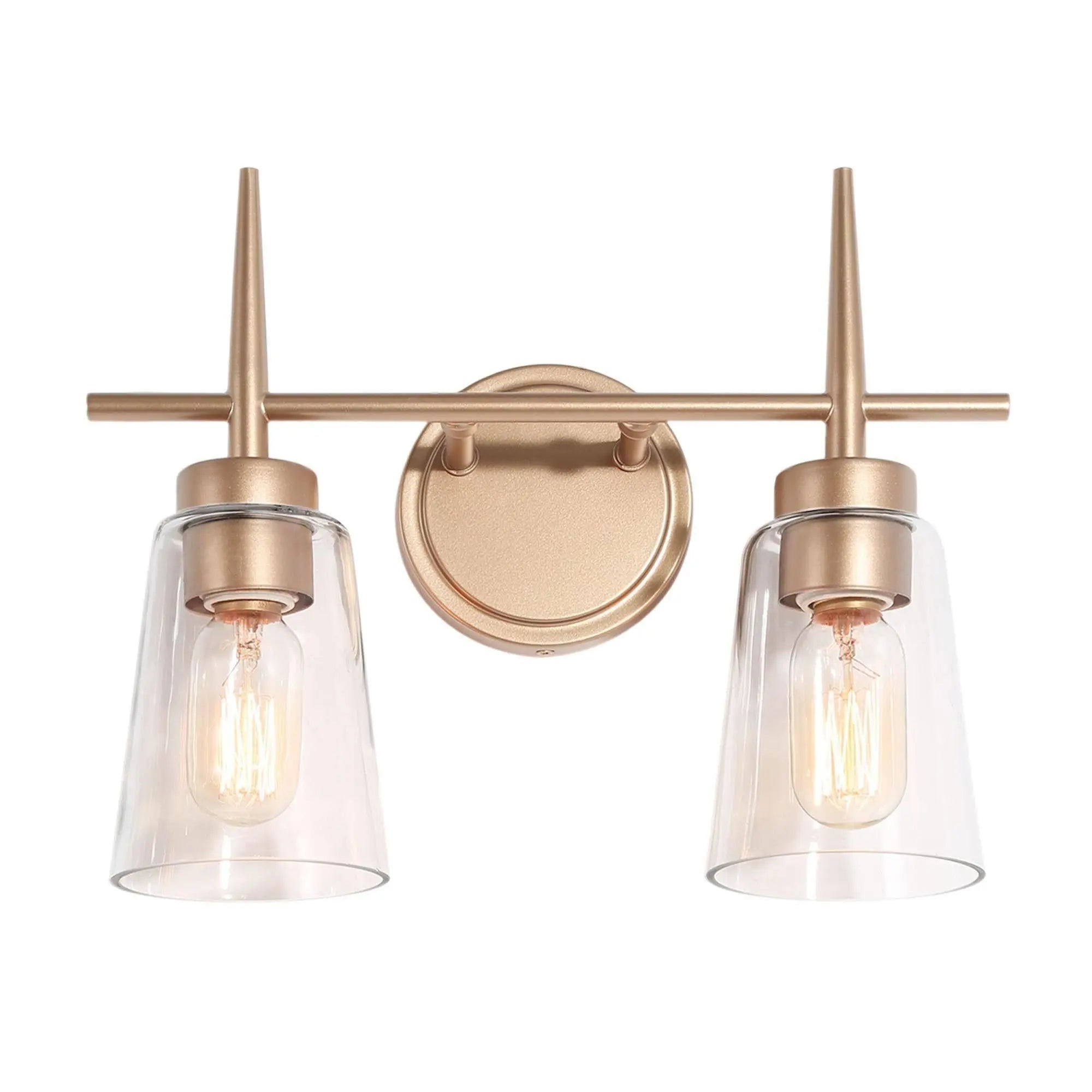 Barbatus 2-Light Gold Vanity Light