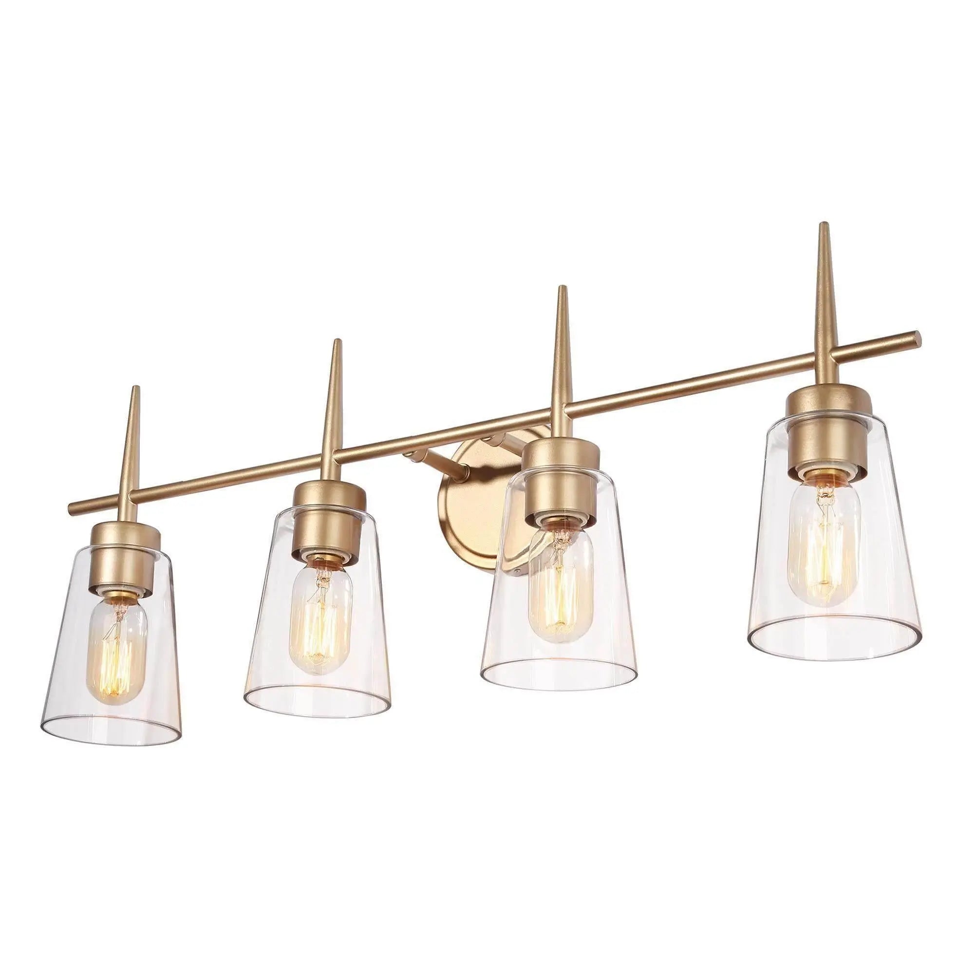 Barbatus 4-Light Gold Vanity Light