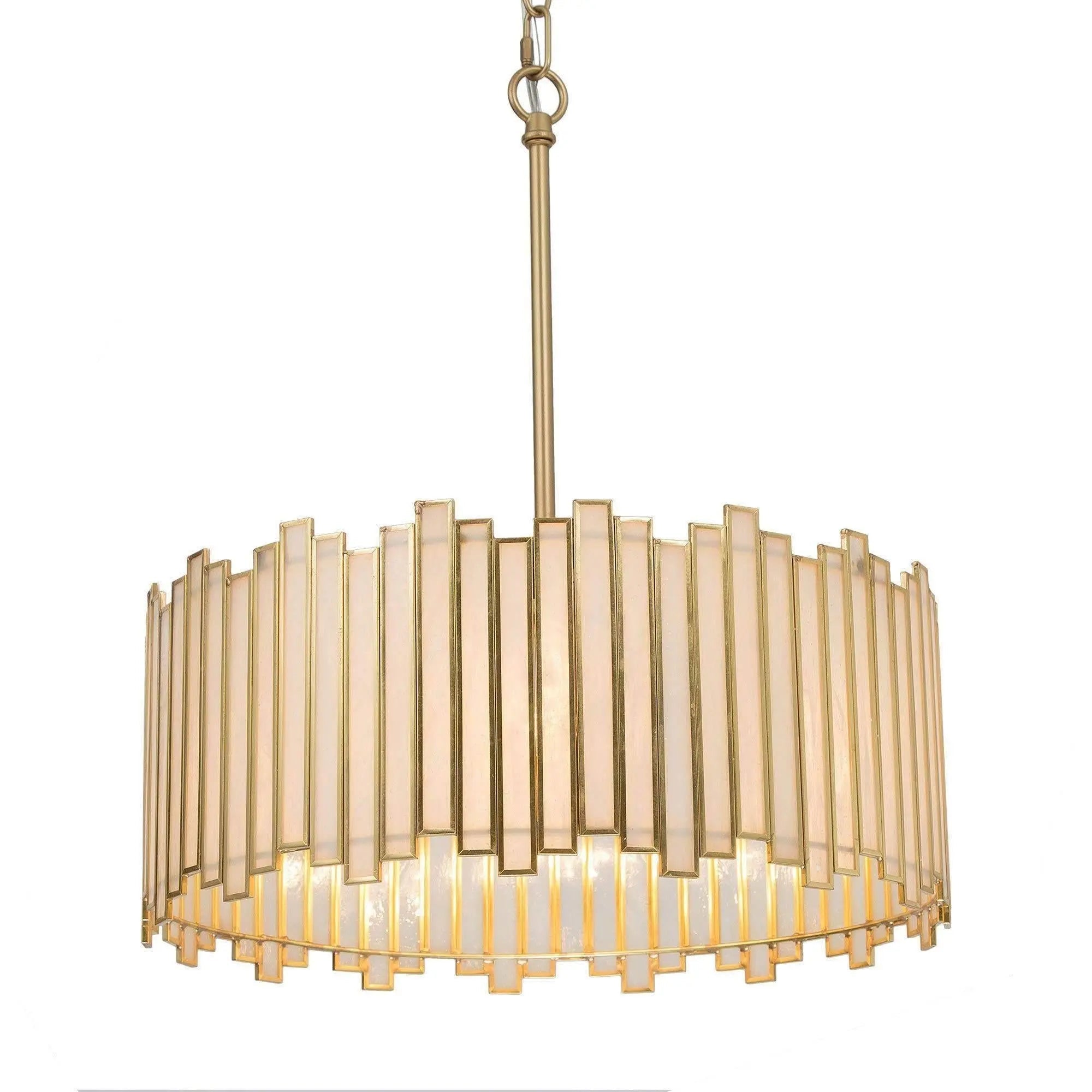 Hemaaolay 4-Light Small Gold Chandelier