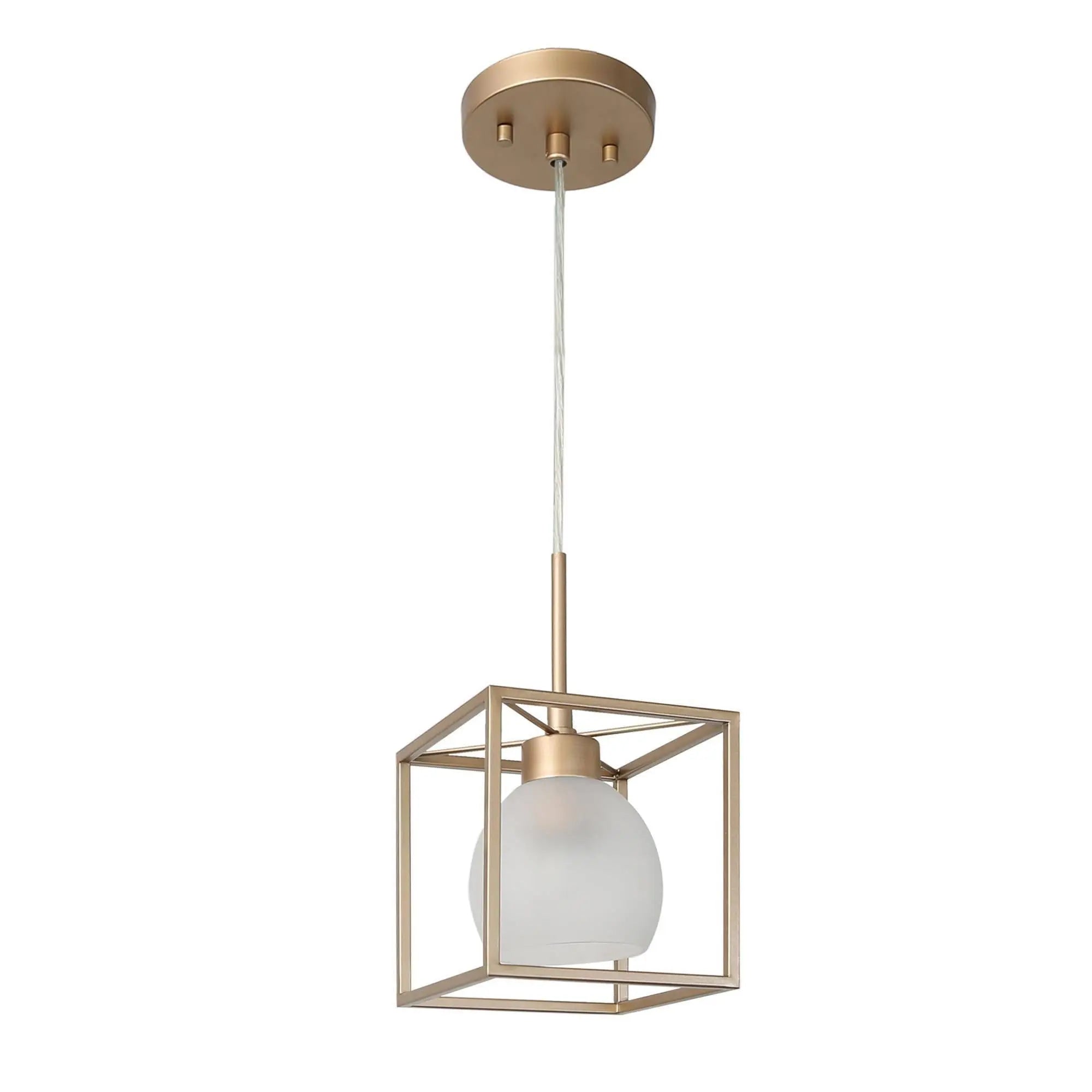 Lanstidiyma 1-Light Mini Gold Modern Pendant Light Fixtures