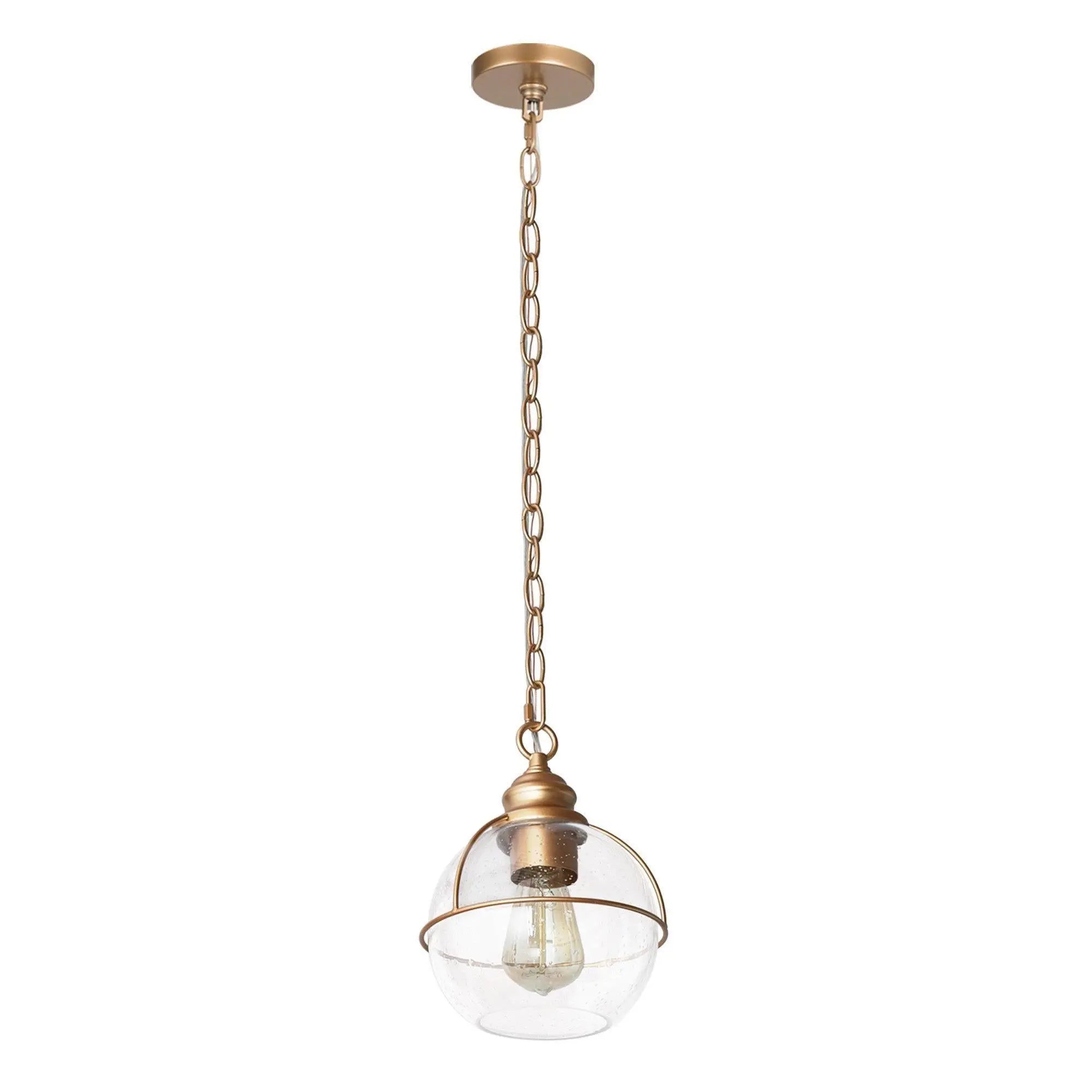 Camglorata 1-Light Mini Gold Modern Pendant Light Fixtures