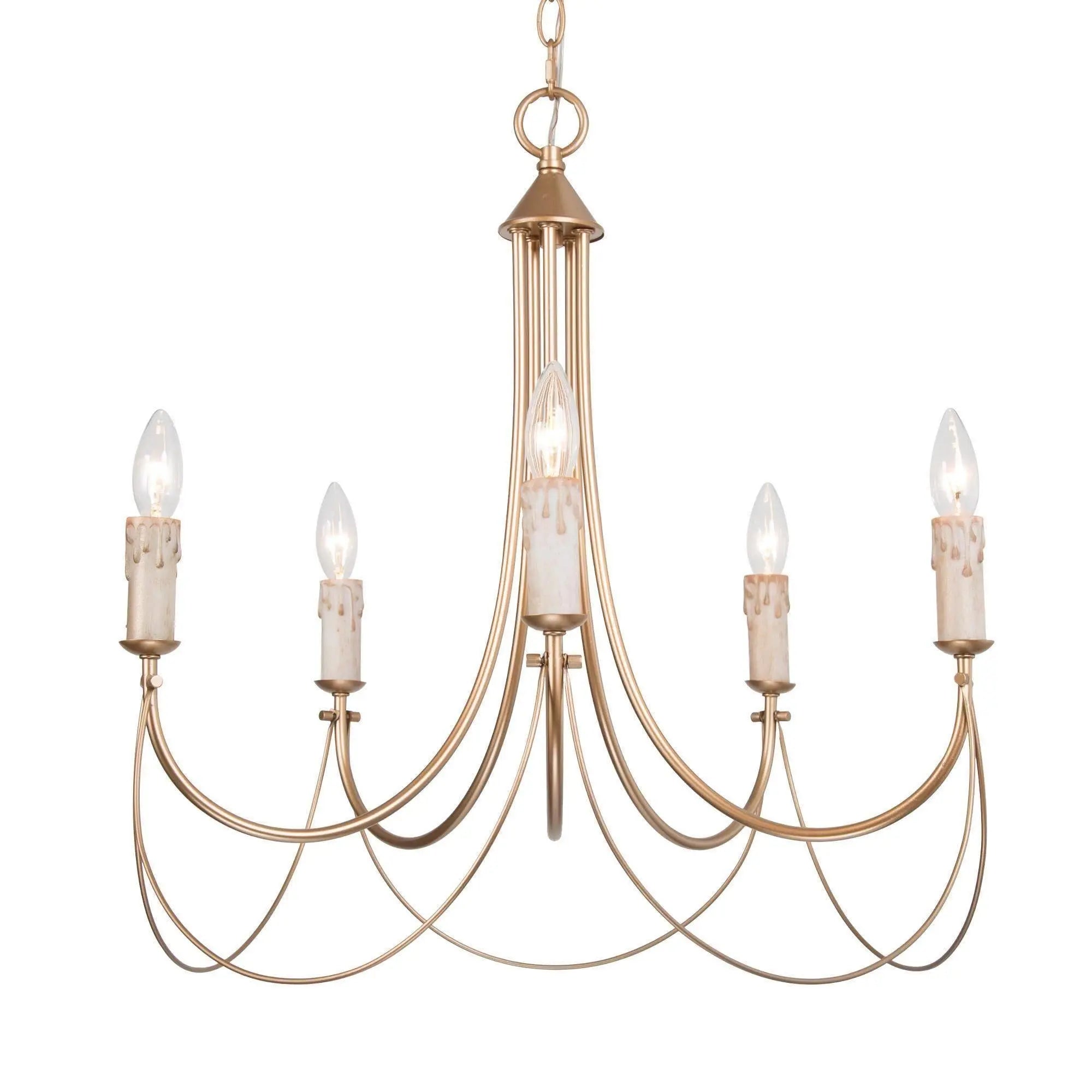 Almonslva 5-Light Medium Gold Chandelier