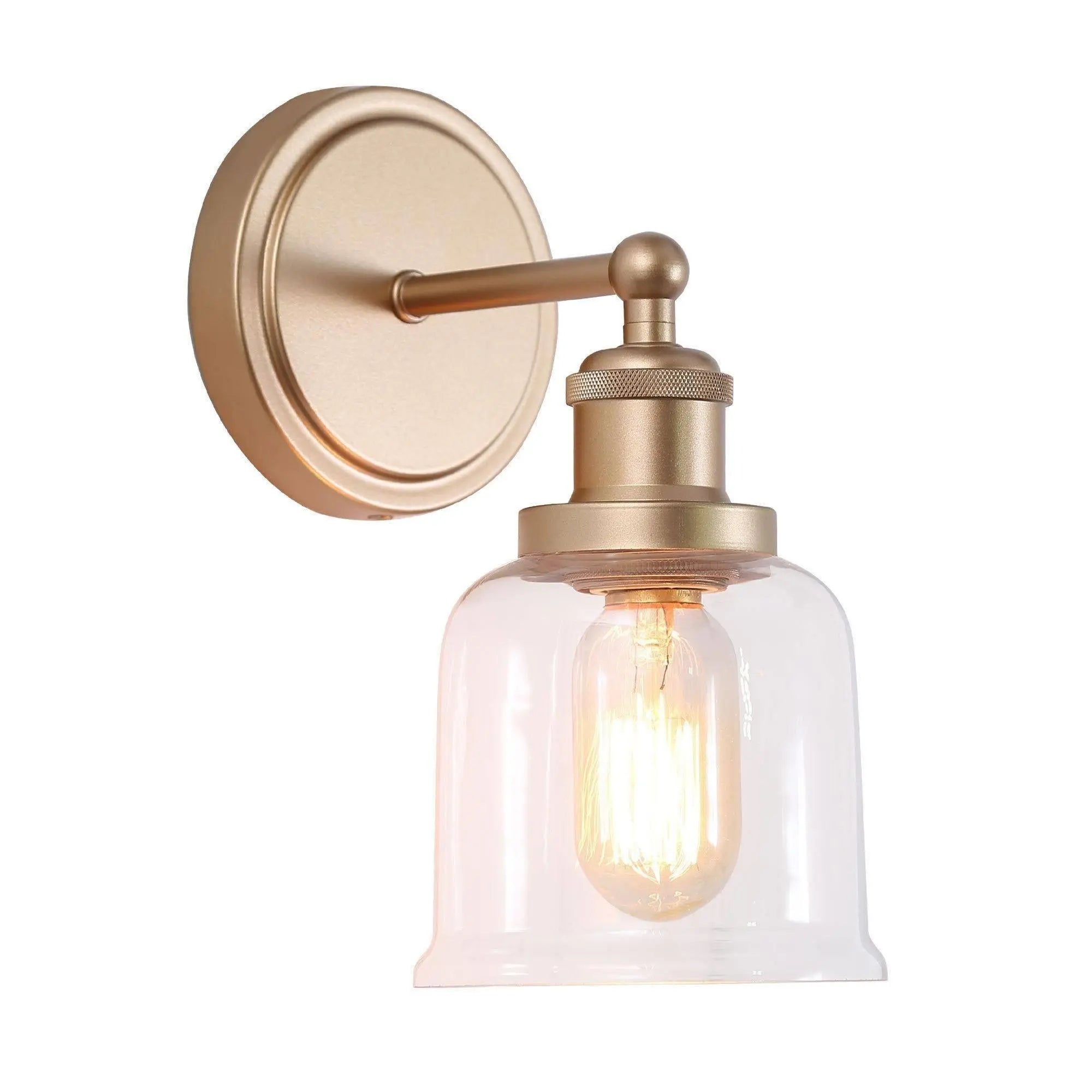 Hengrava 1-Light Gold Vanity Light
