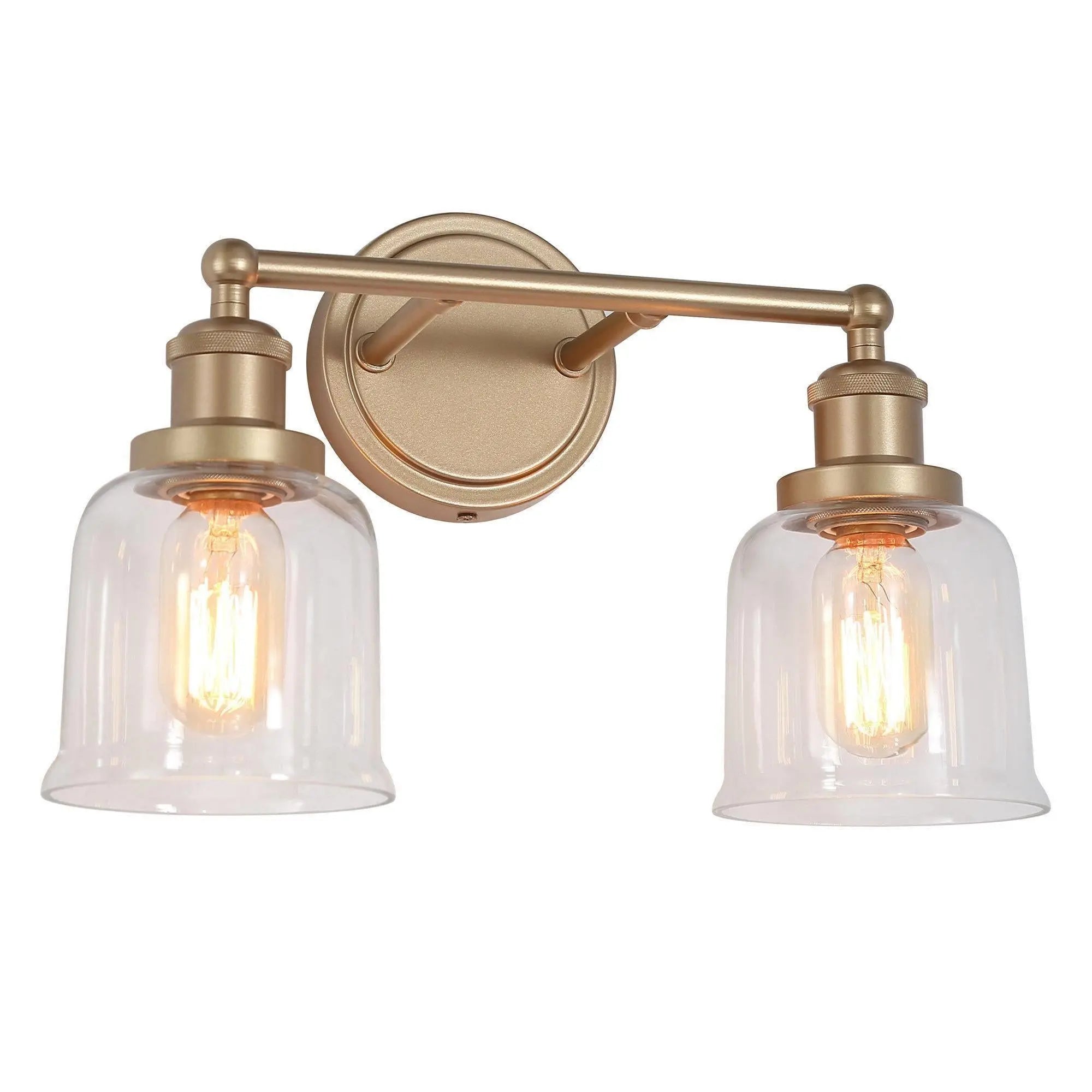 Hengrava 2-Light Gold Vanity Light