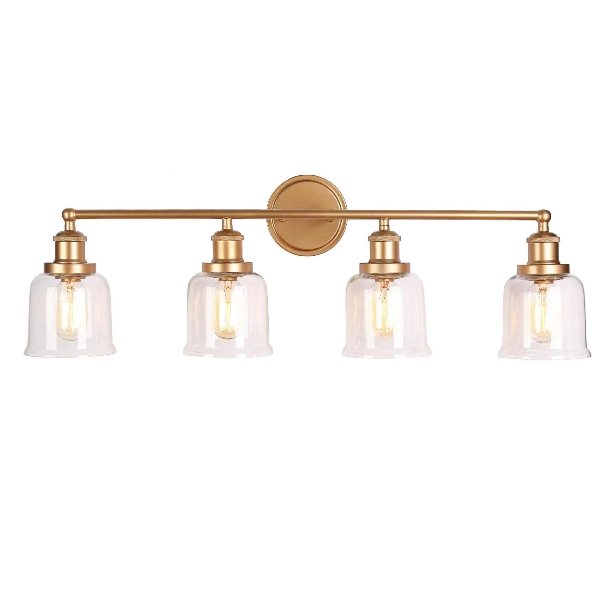 Hengrava 4-Light Gold Vanity Light