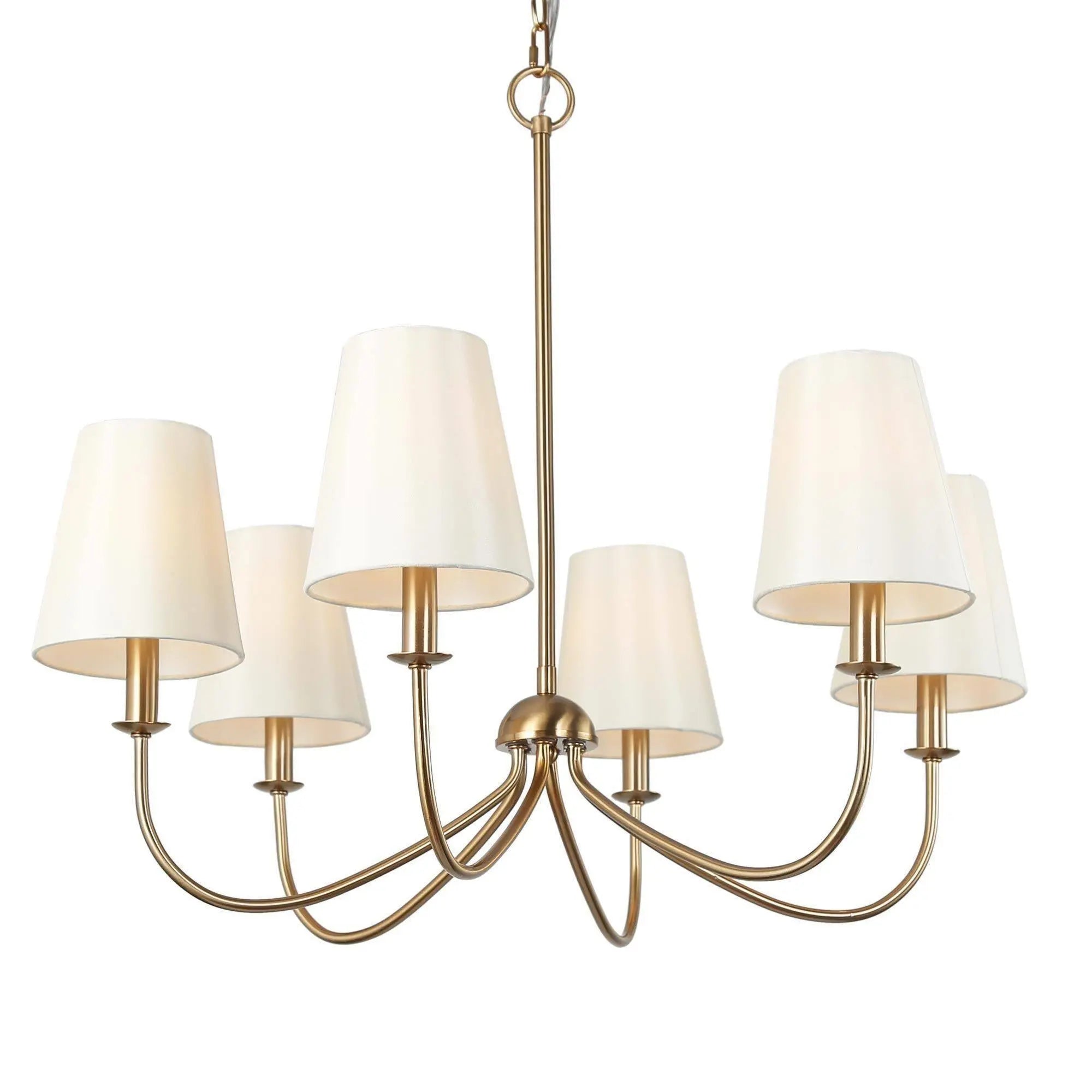 Orivulnum 6-Light Large Bronze Chandelier