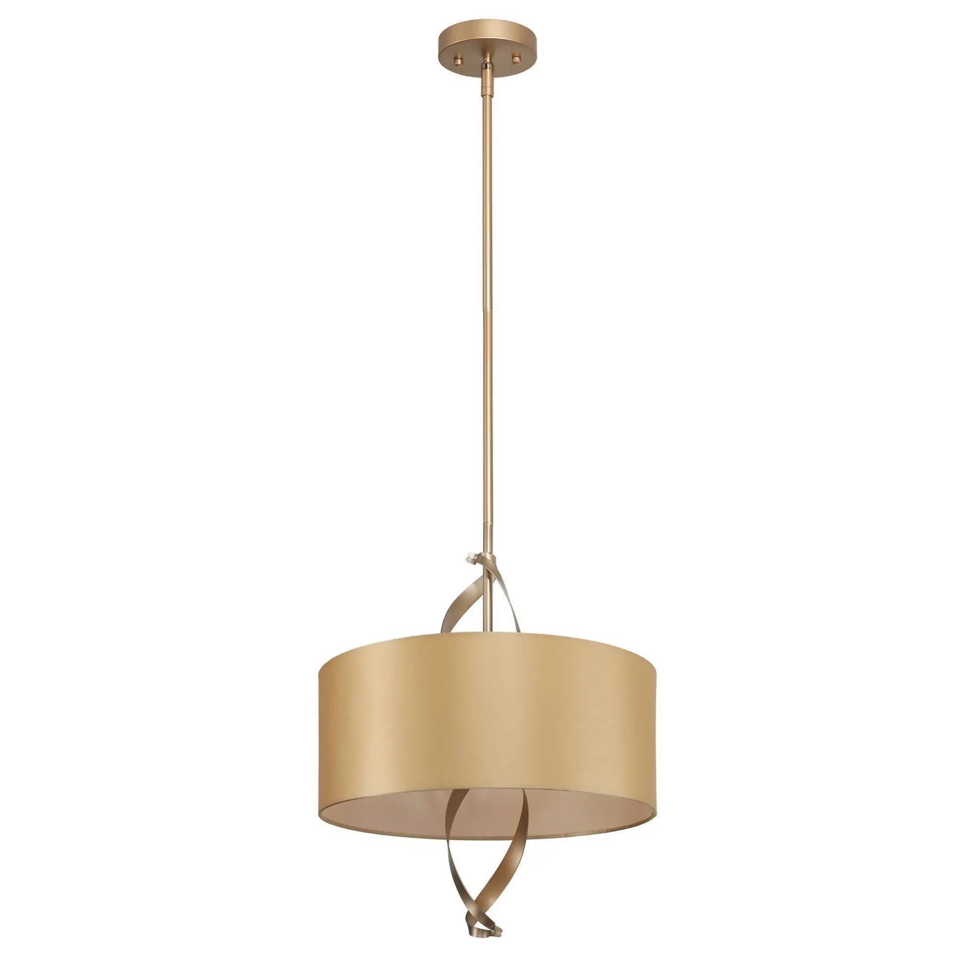 Bucusvib 3-Light Small Gold Chandelier