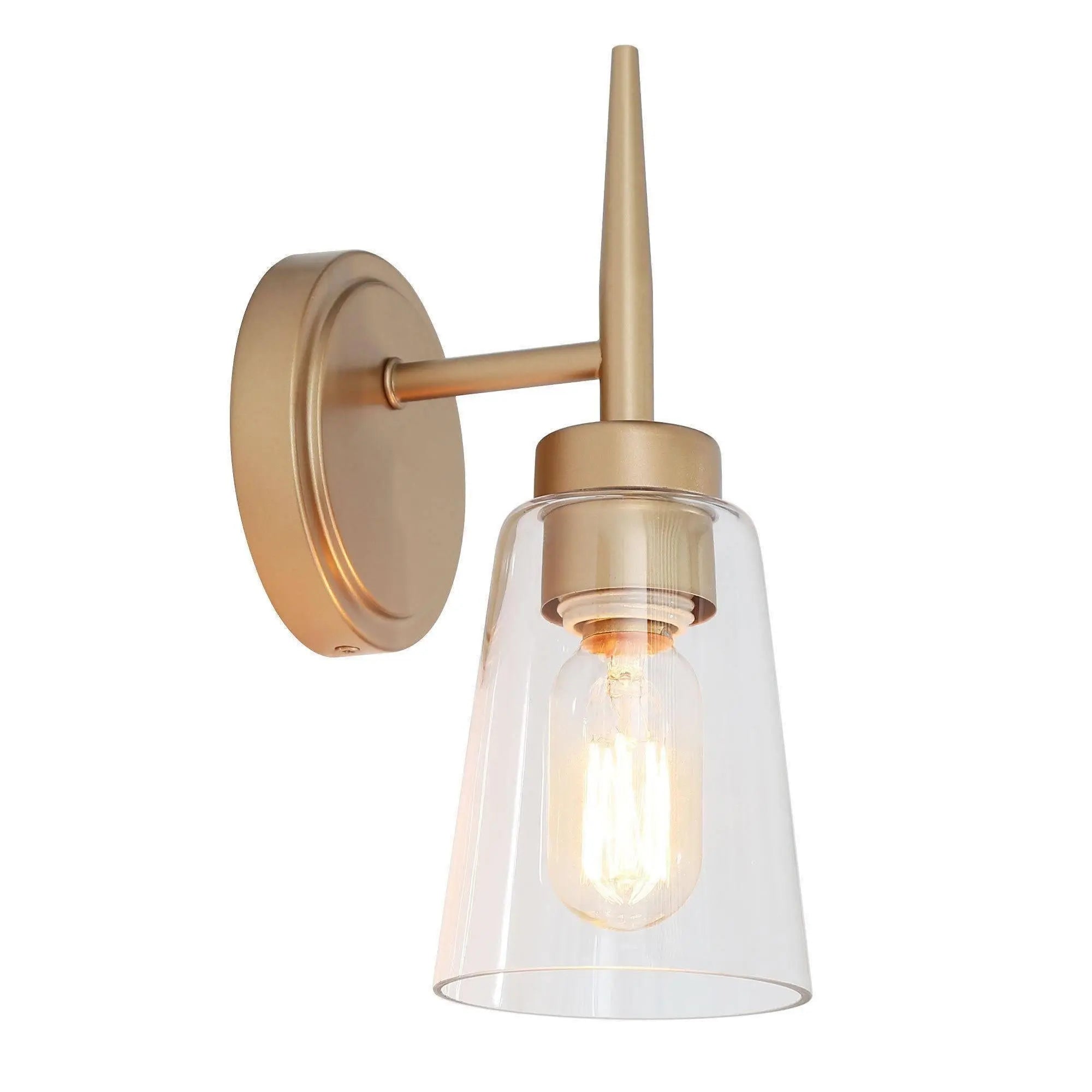 Falkowitz 1-Light Gold Vanity Light
