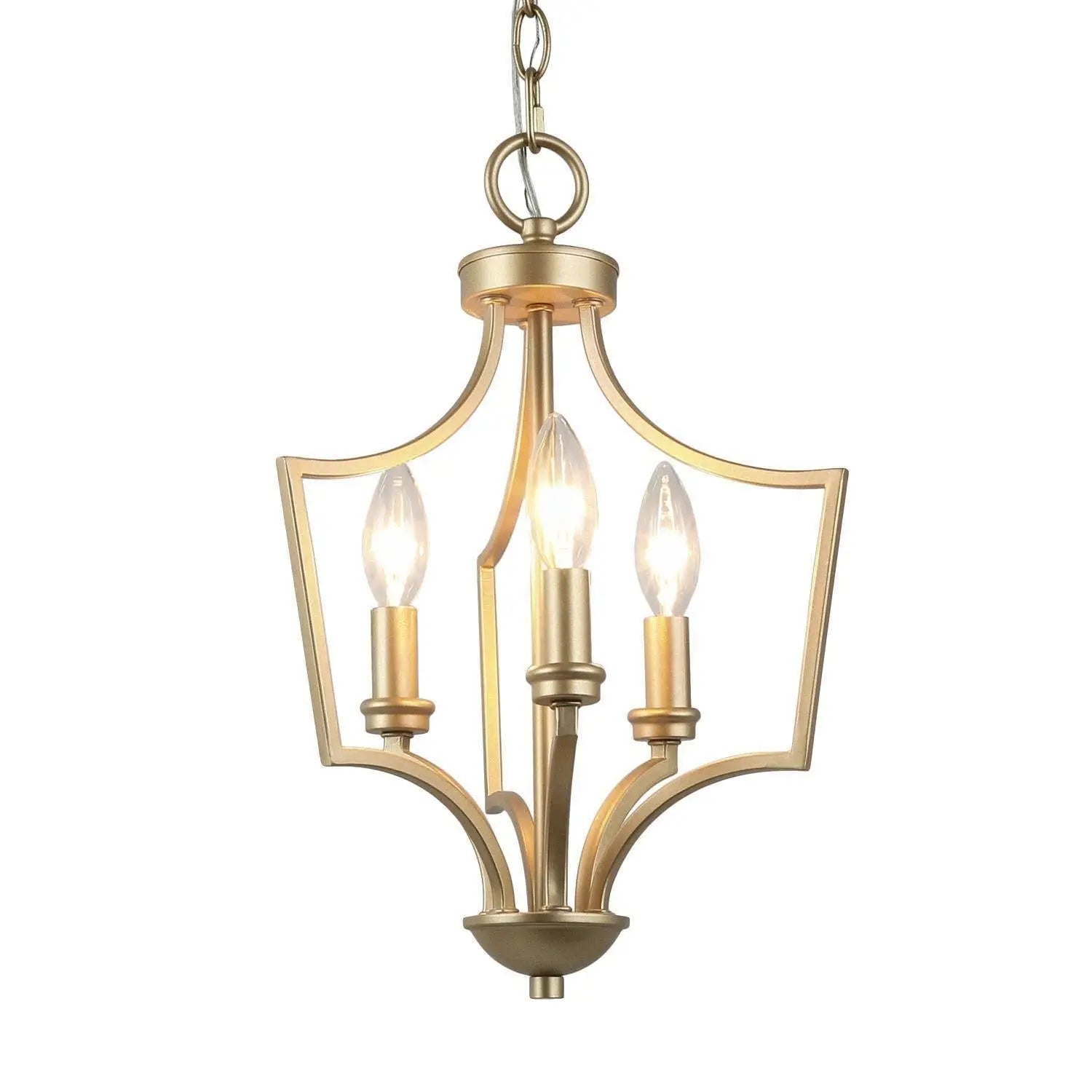 Raglunov 3-Light Mini Gold Chandelier