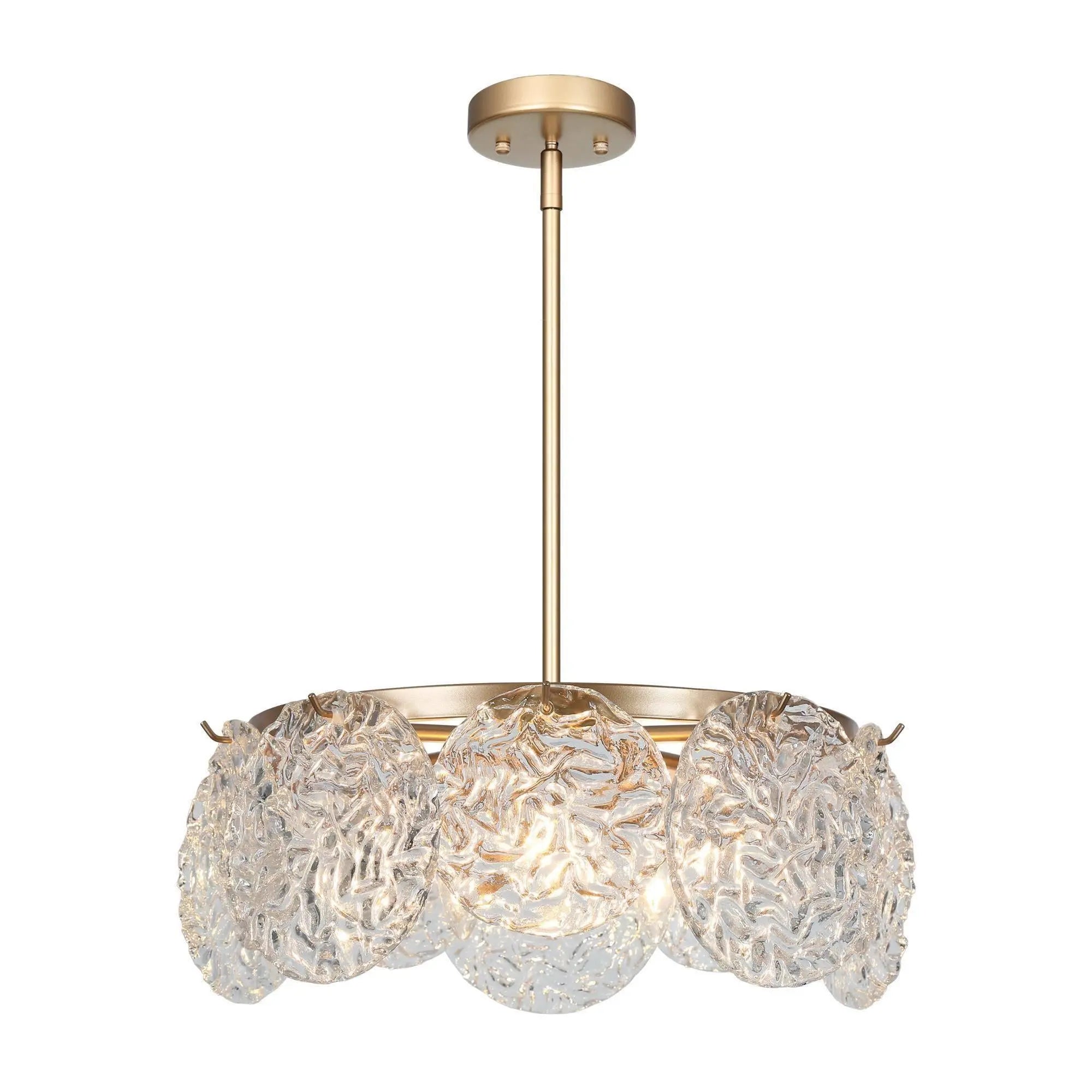 Mediconre 5-Light Small Gold Chandelier