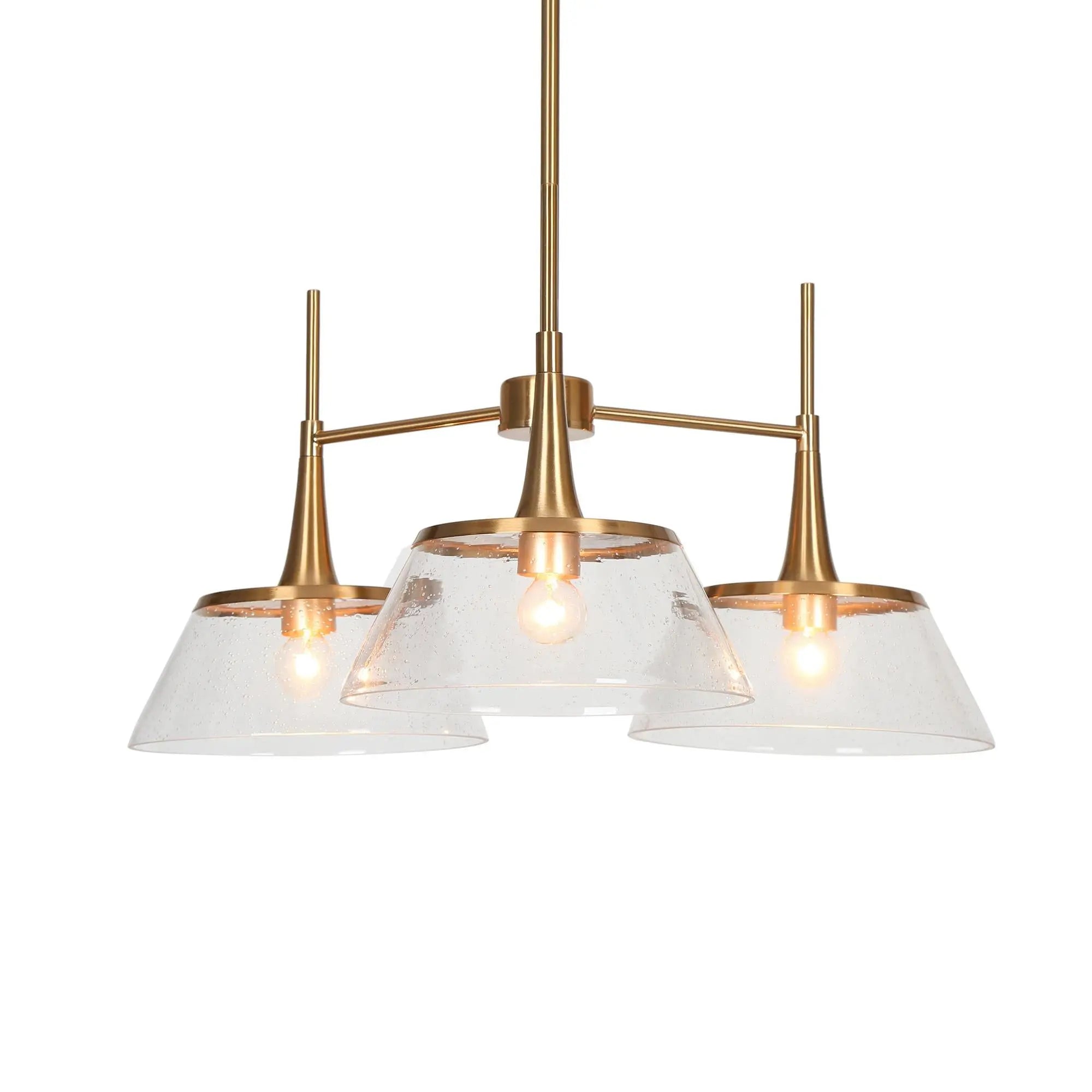 Quoridan 3-Light Medium Gold Chandelier