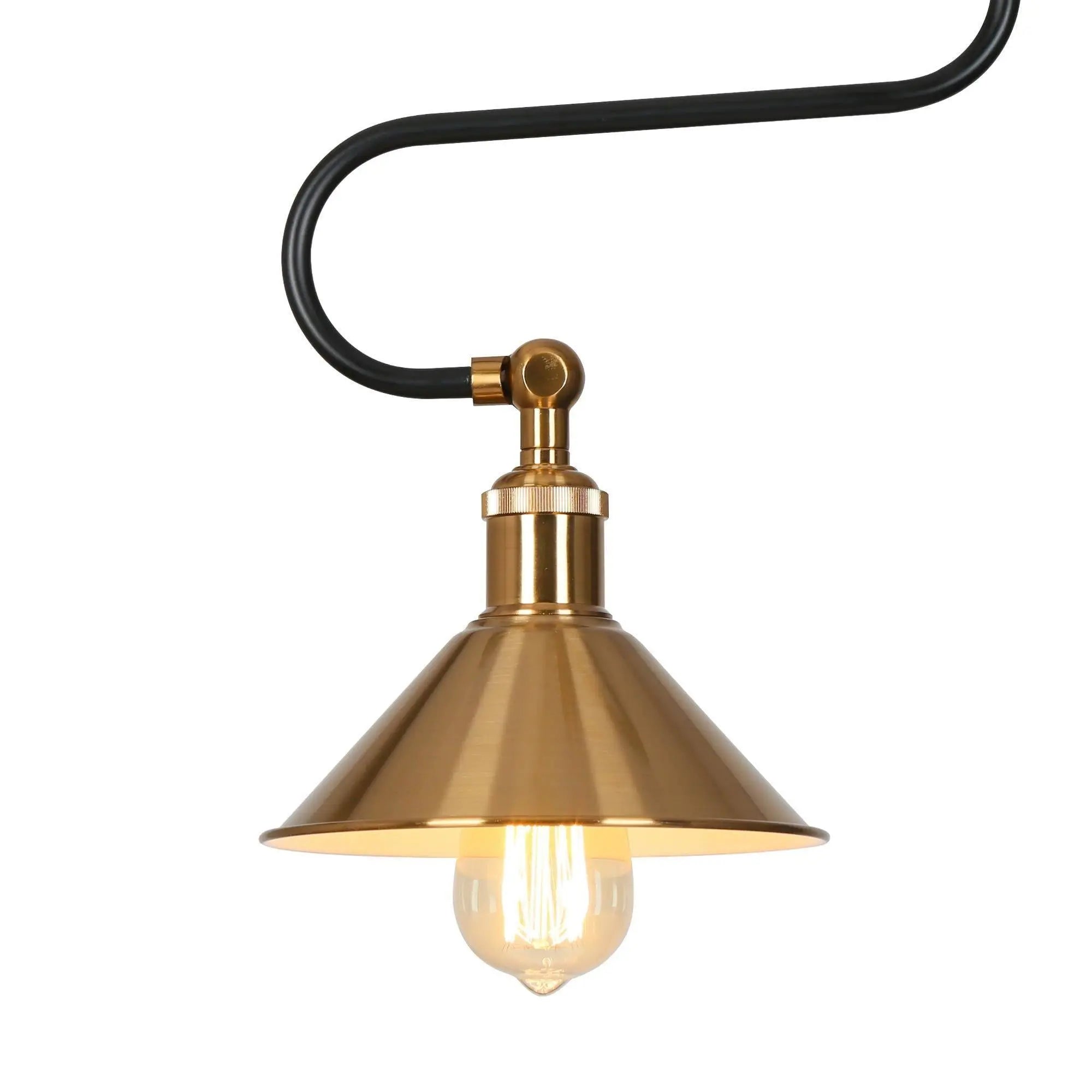 Aventurine 1-Light Medium Black Modern Pendant Light Fixtures