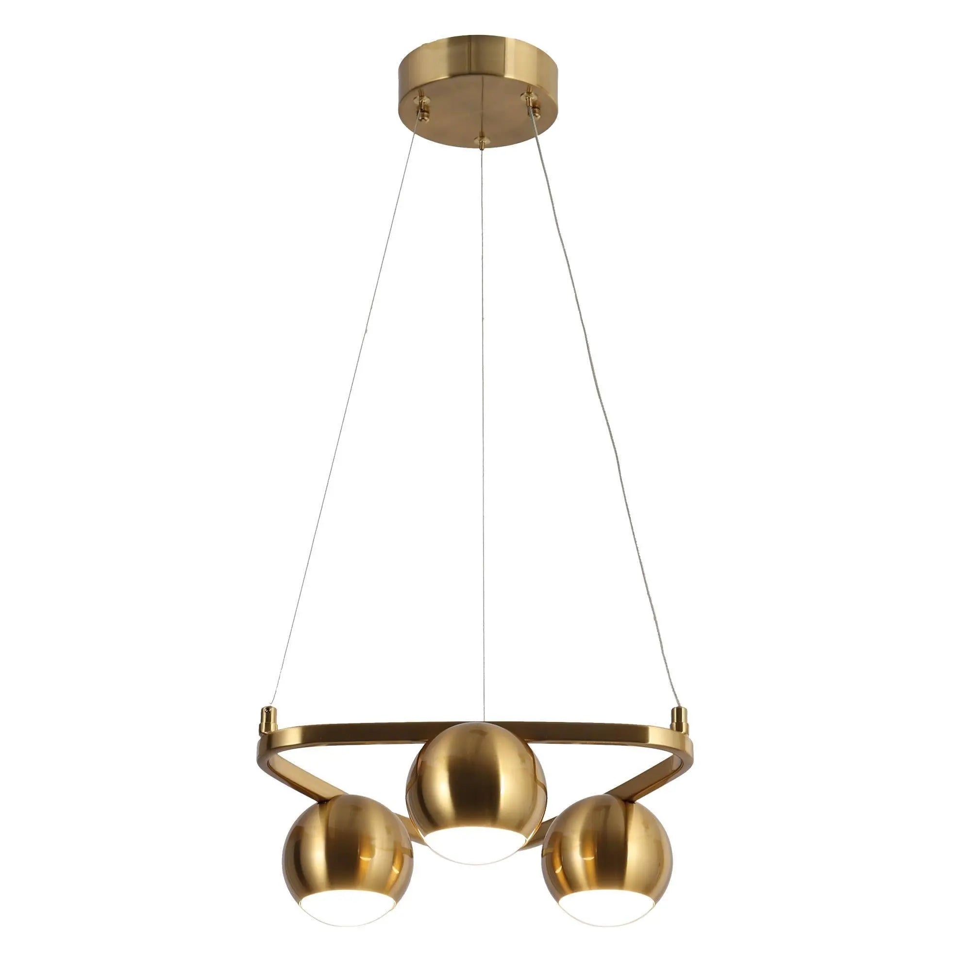 Stellevernic 3-Light Mini Black LED Chandelier