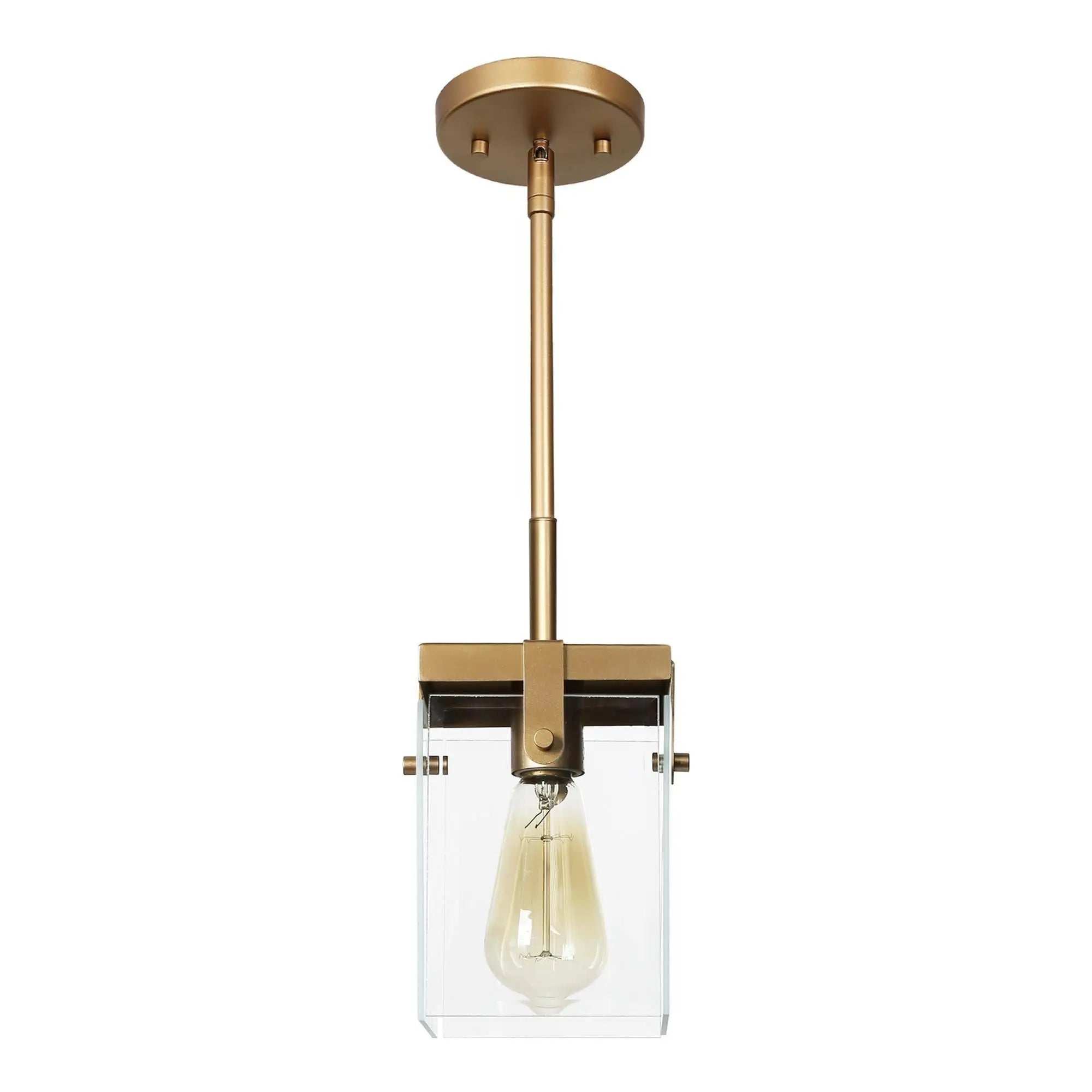Perneipheic 1-Light Mini Gold Modern Pendant Light Fixtures