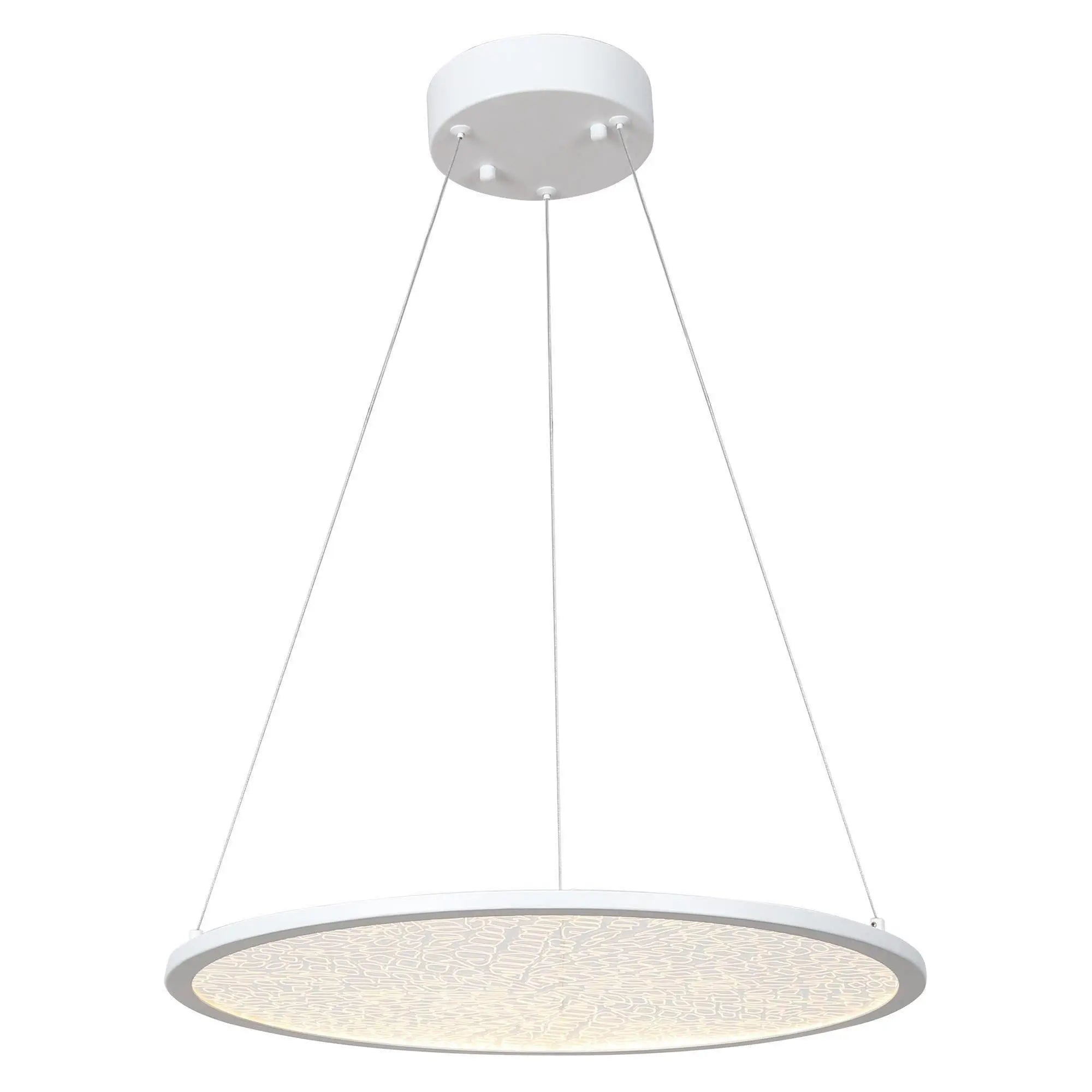 Pramonicus 1-Light Medium White LED Modern Pendant Light Fixtures
