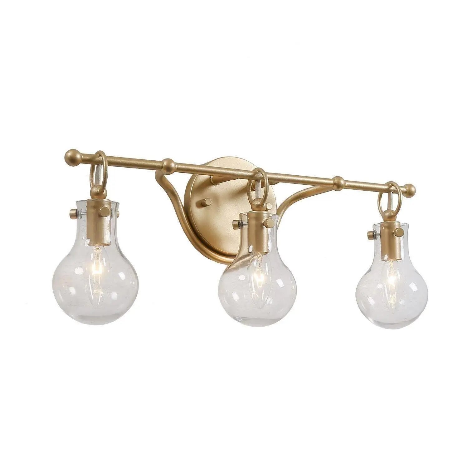 Phosphenes 3-Light Matte Gold Vanity Light