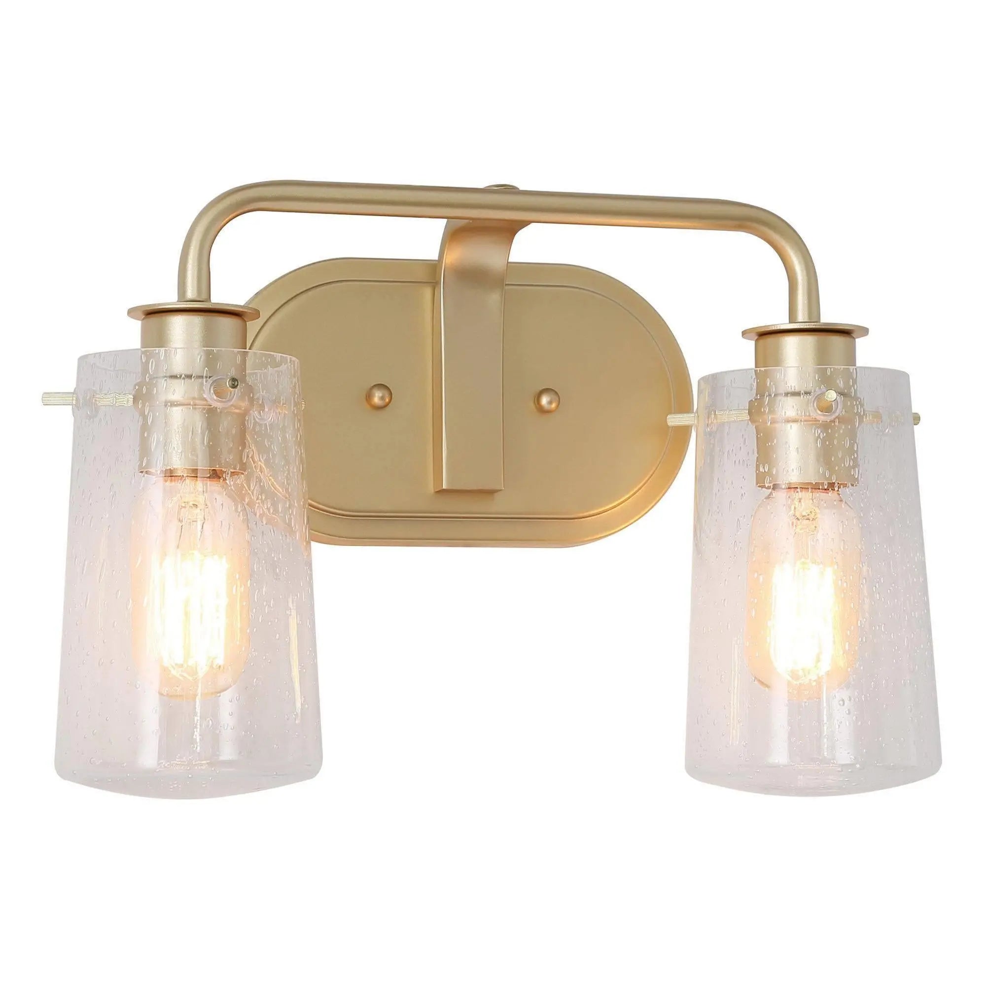 Tethysia 2-Light Gold Vanity Light