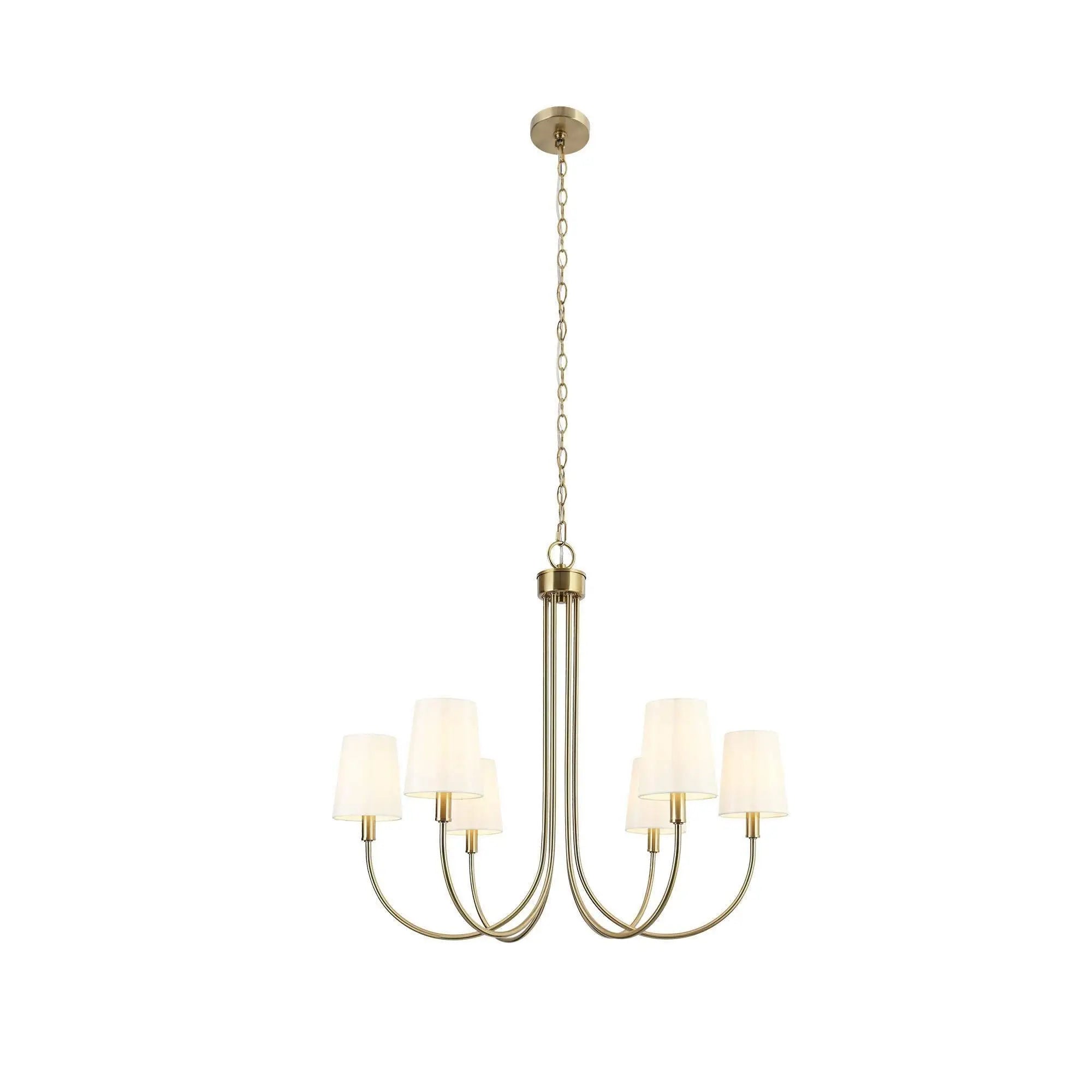 Handpicked 6-Light Large Black Chandelier